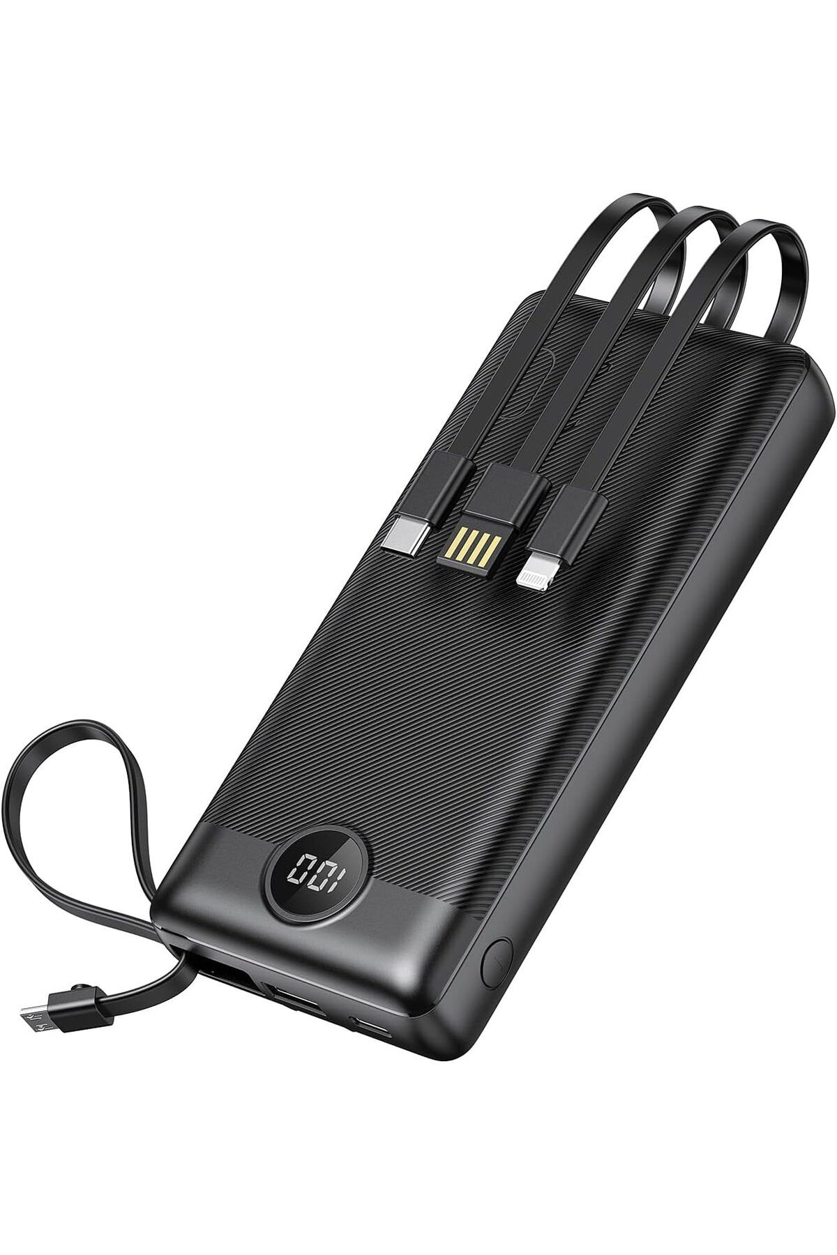 erorex-Power Bank With Built In Cables 20000Mah Usb C 22.5W Fast Charging Portable Charger 4 Output 2 1