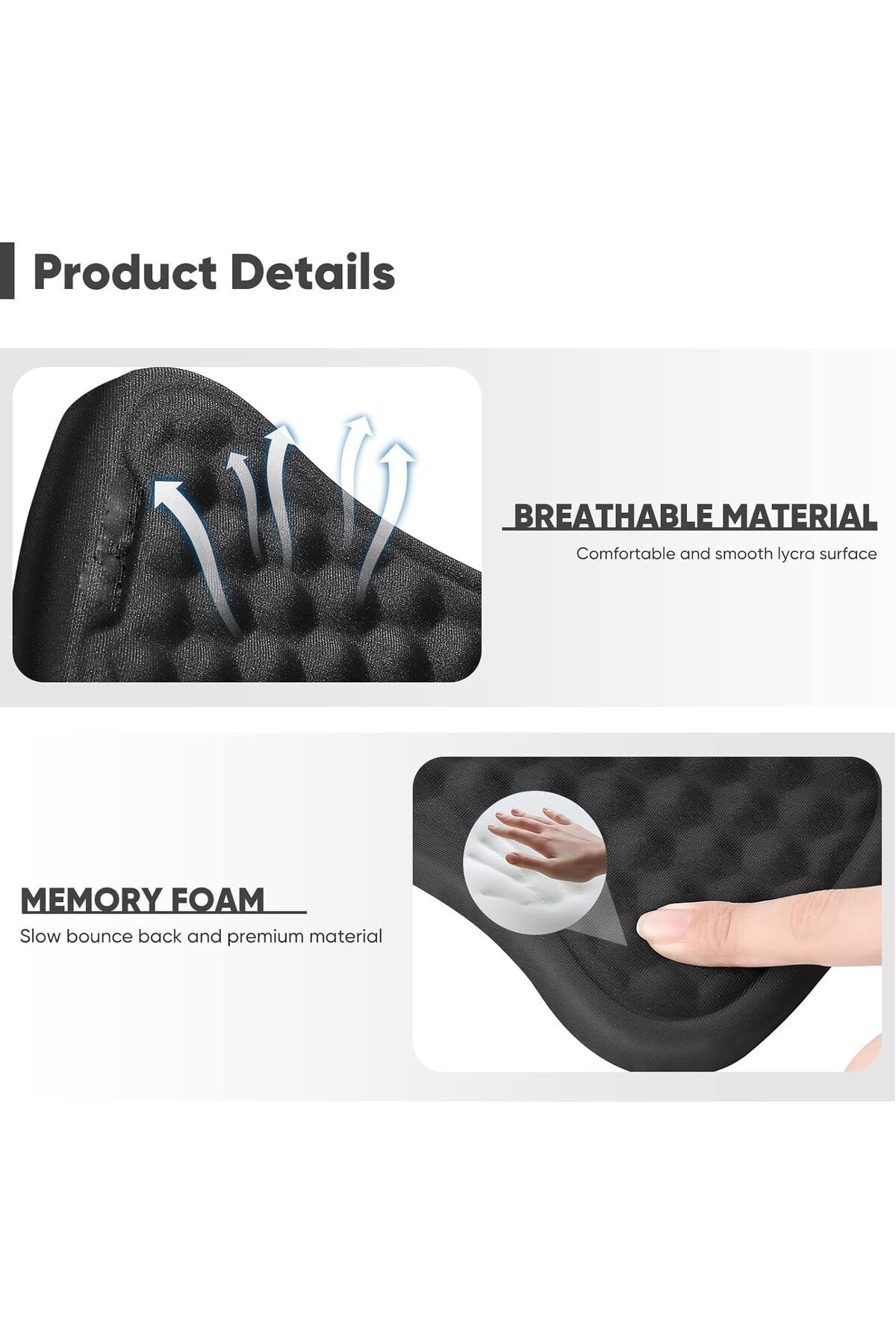 erorex-Elbow Rest Pad Wrist Rest Pad Memory Foam Arm Elbow Rest Pad For Desk Relieve Elbow Pain Armrest 5