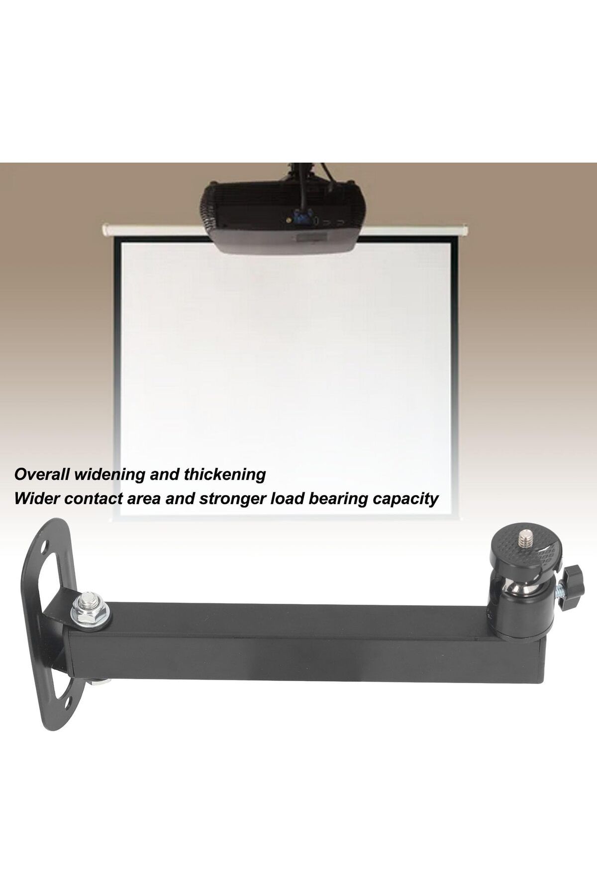 erorex-Projector Wall Mount Foldable Universal 1 4 Interface Adjustable Angle Strong Load Capacity 20Cm 3