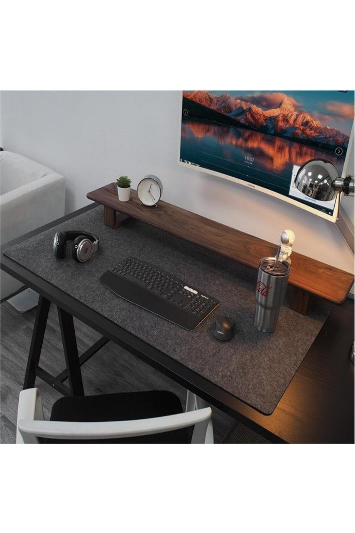 erorex-Desk Computer Table Mat Mouse And Keyboard Pad Office Table Accessories 6