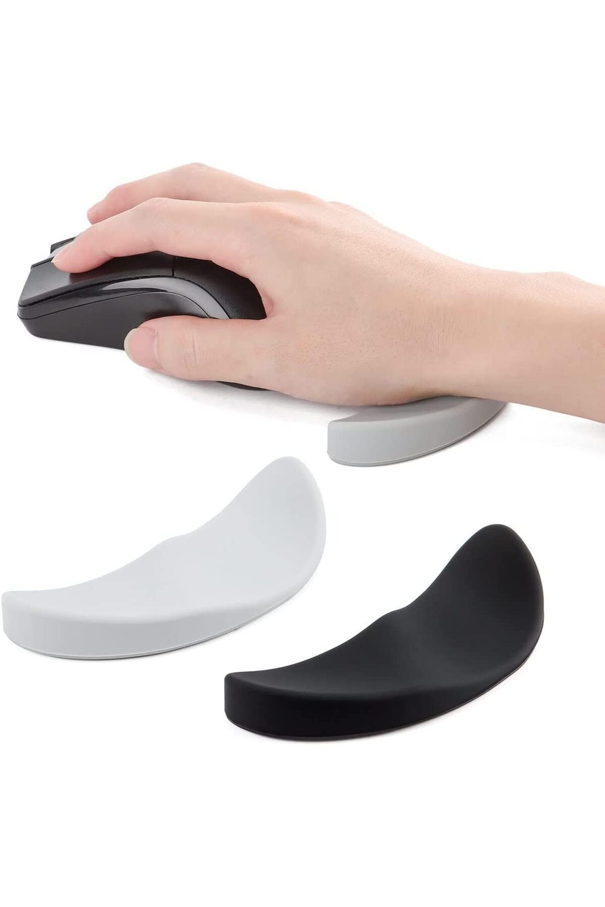 erorex-2 Pcs Ergonomic Mouse Wrist Rest Support Pad Cushion Gliding Wrist Support Pad Palm Rest Sliding 1