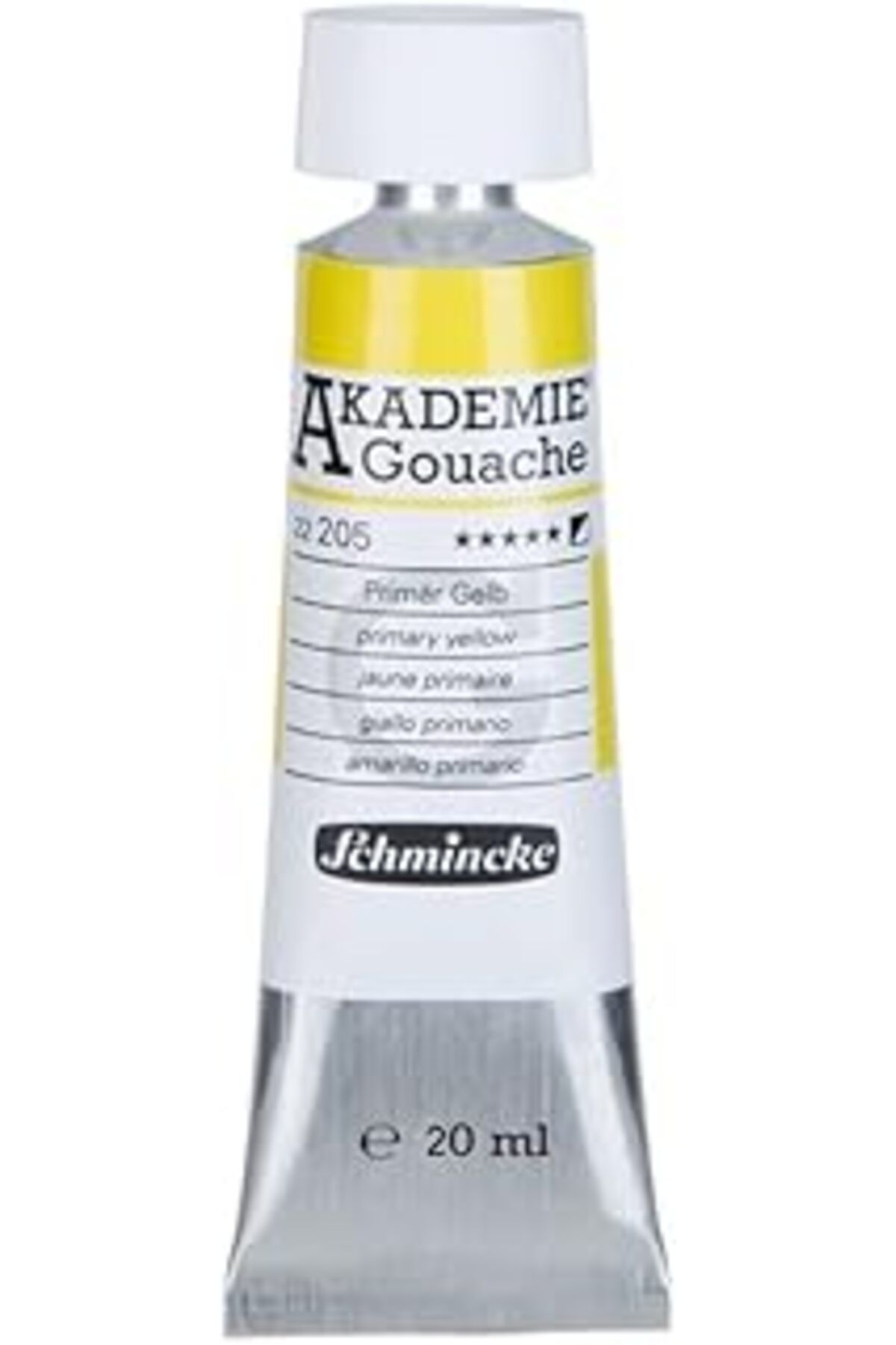 Mu Art Ahşap Schmincke Akademie Guaj Boya 20 Ml 205 Primary Yellow