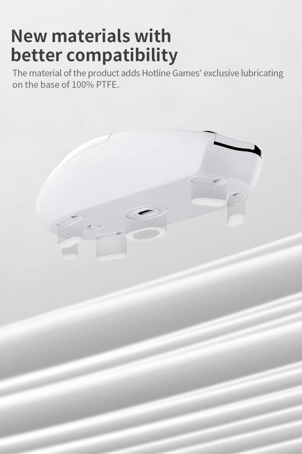 erorex-2Sets 3.0 Plus Rounded Curved Edges Mouse Feet Skates Compatible With Logitech G Pro 4