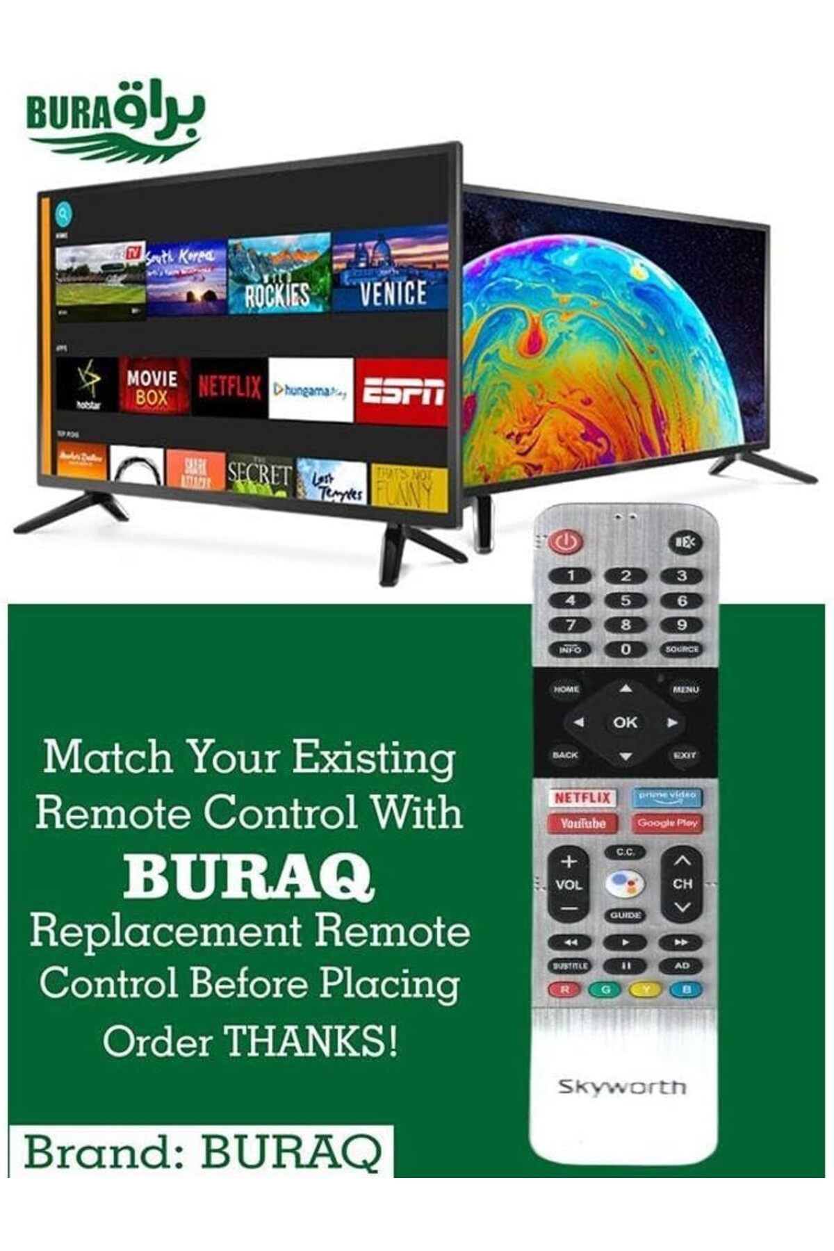 erorex-Replacement Remote Control For Dansat True View 777 Minsd1055 Srb1C1 Satellite Receiver 3
