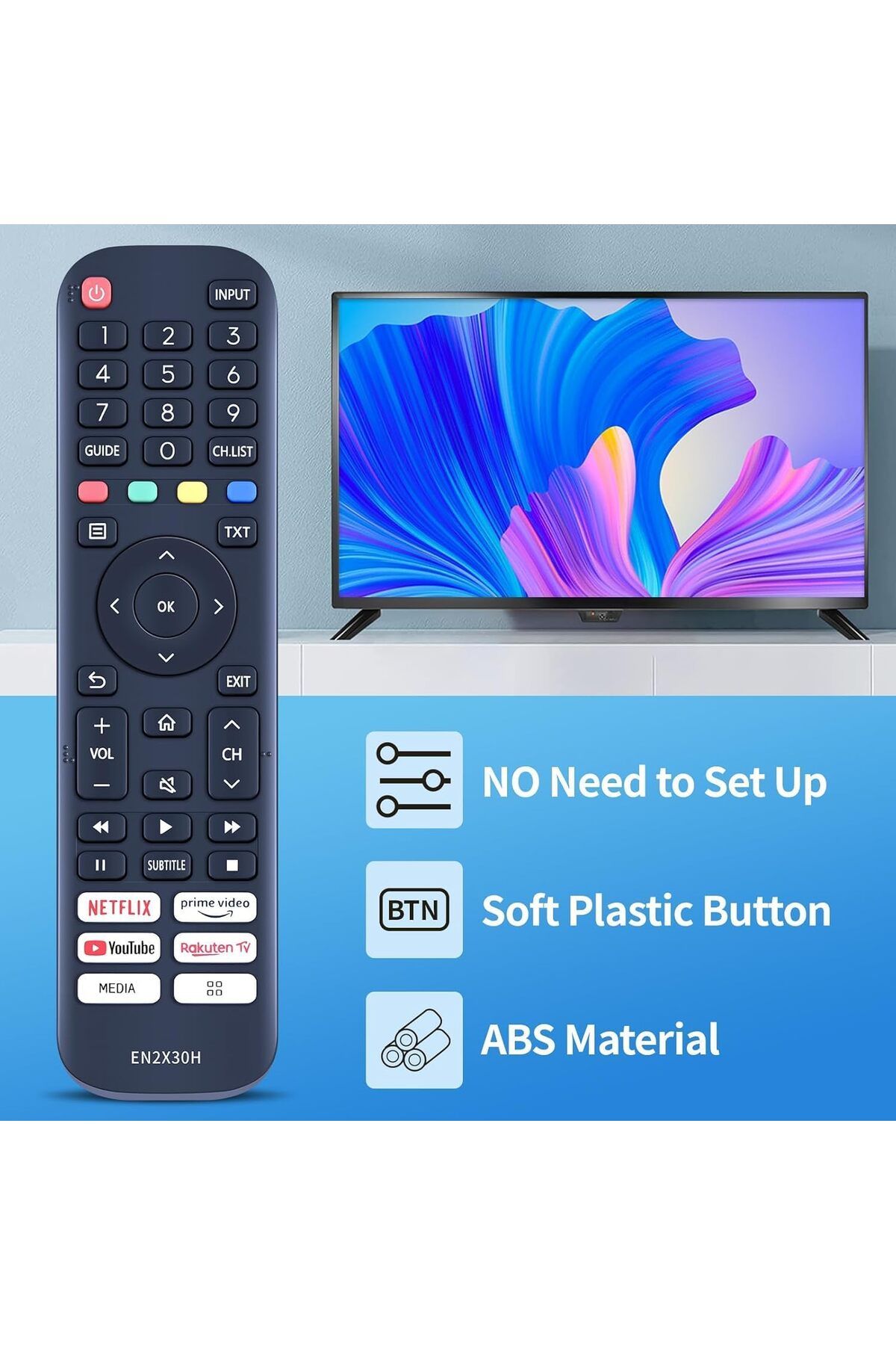 erorex-Universal Replacement Remote Control Compatible With Dansat Telezone General Dan 3