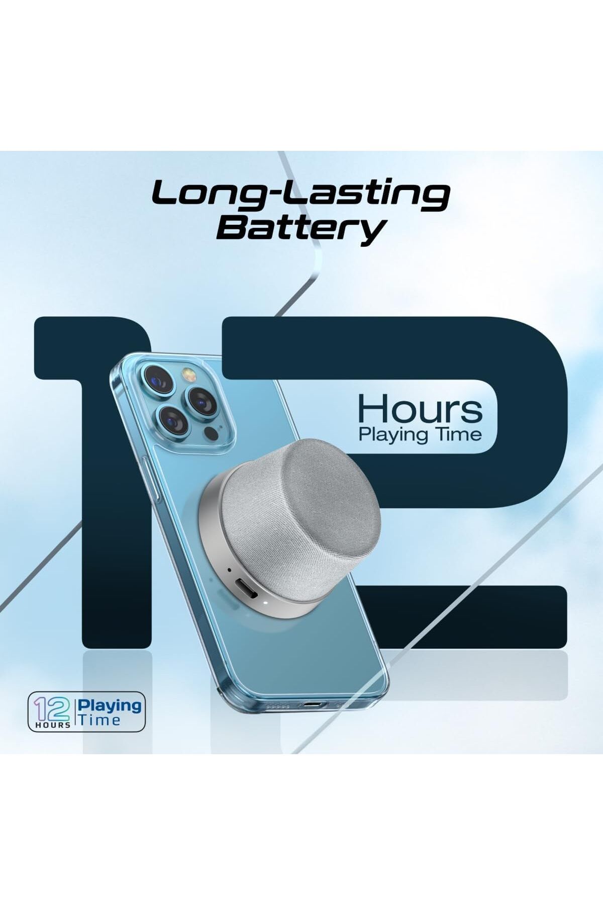 erorex-2 In 1 Multifunctional Speaker And Camping Light With High Capacity 2400Mah Battery 7 Hours Of 6
