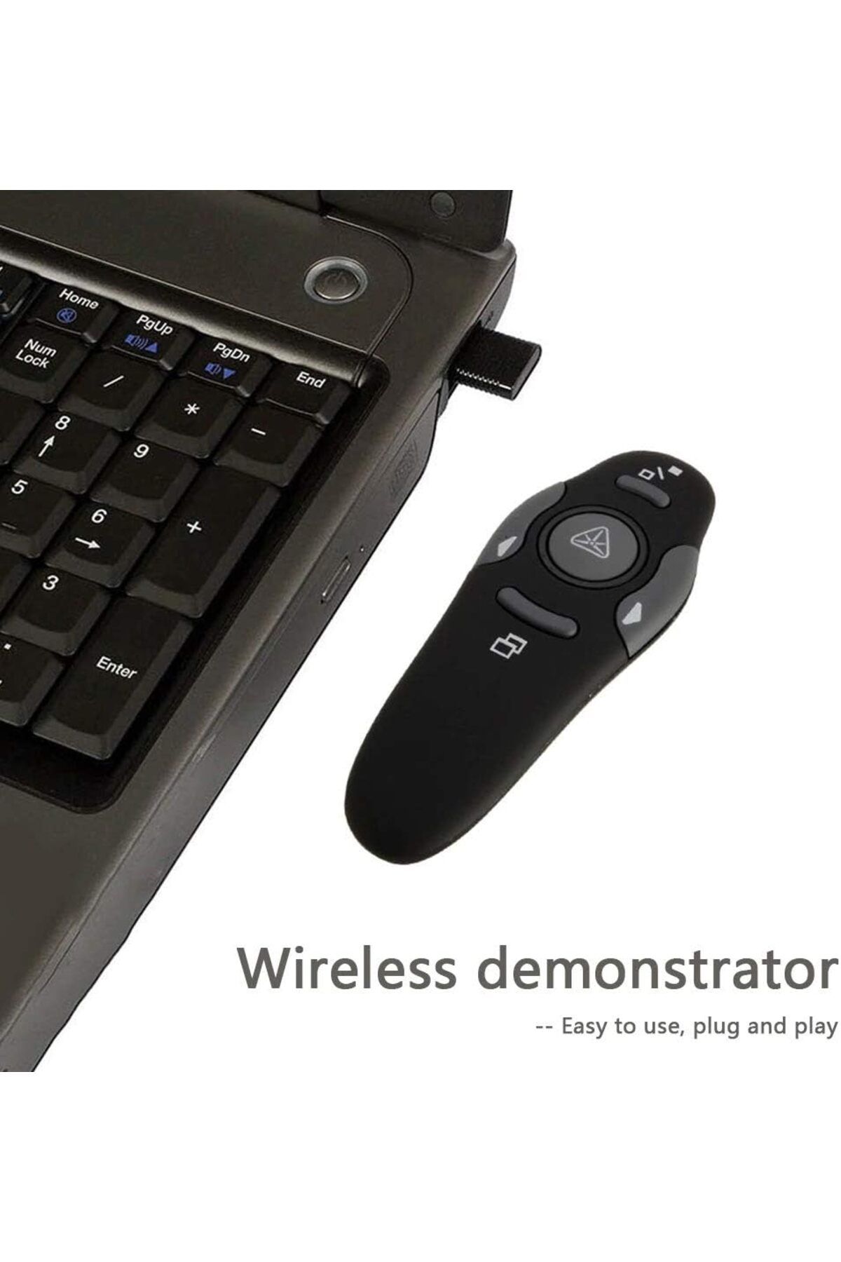 erorex-1 قطعة Rf 2.4 جيجا هرتز لاسلكي USB Powerpoint Ppt عرض تقديمي ماوس جهاز تحكم عن بعد ليزر 4
