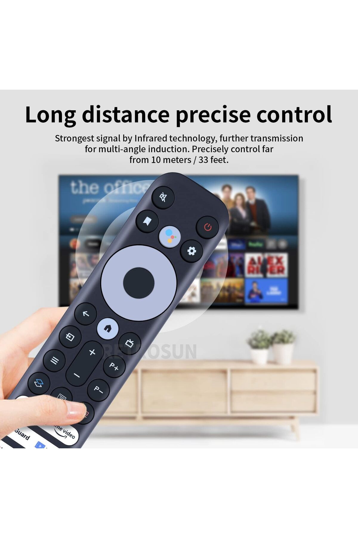 erorex-Gcbltv65Ai C1 Replacement Remote Commander Fit For Changhong Smart Uhd Tv Uhd65F6000 Uhd55F6000 5