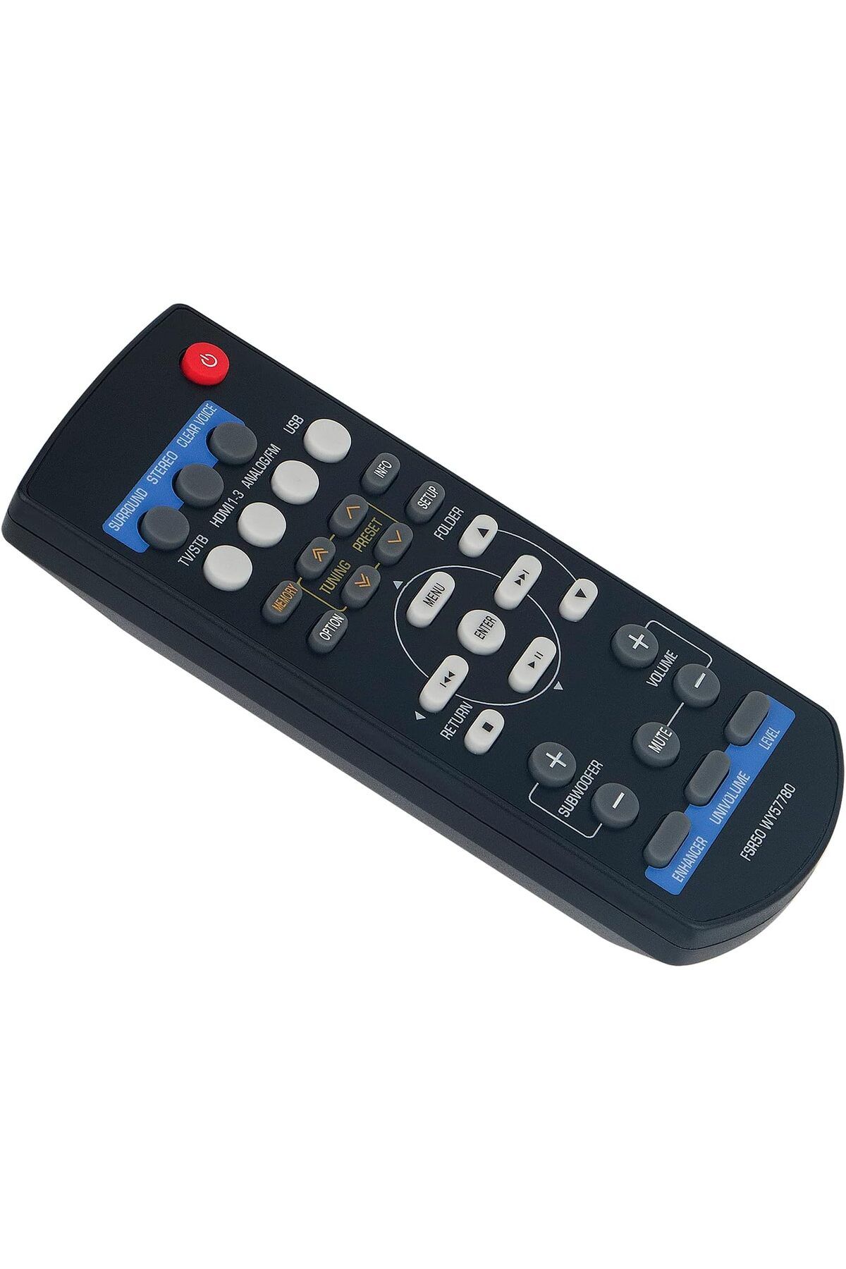 erorex-Rav39 Wu74100 Replaced Remote Control Fit For Yamaha Sound Bar Rx A2000 Zone 2 Rx A3000 Sub Rav40 4