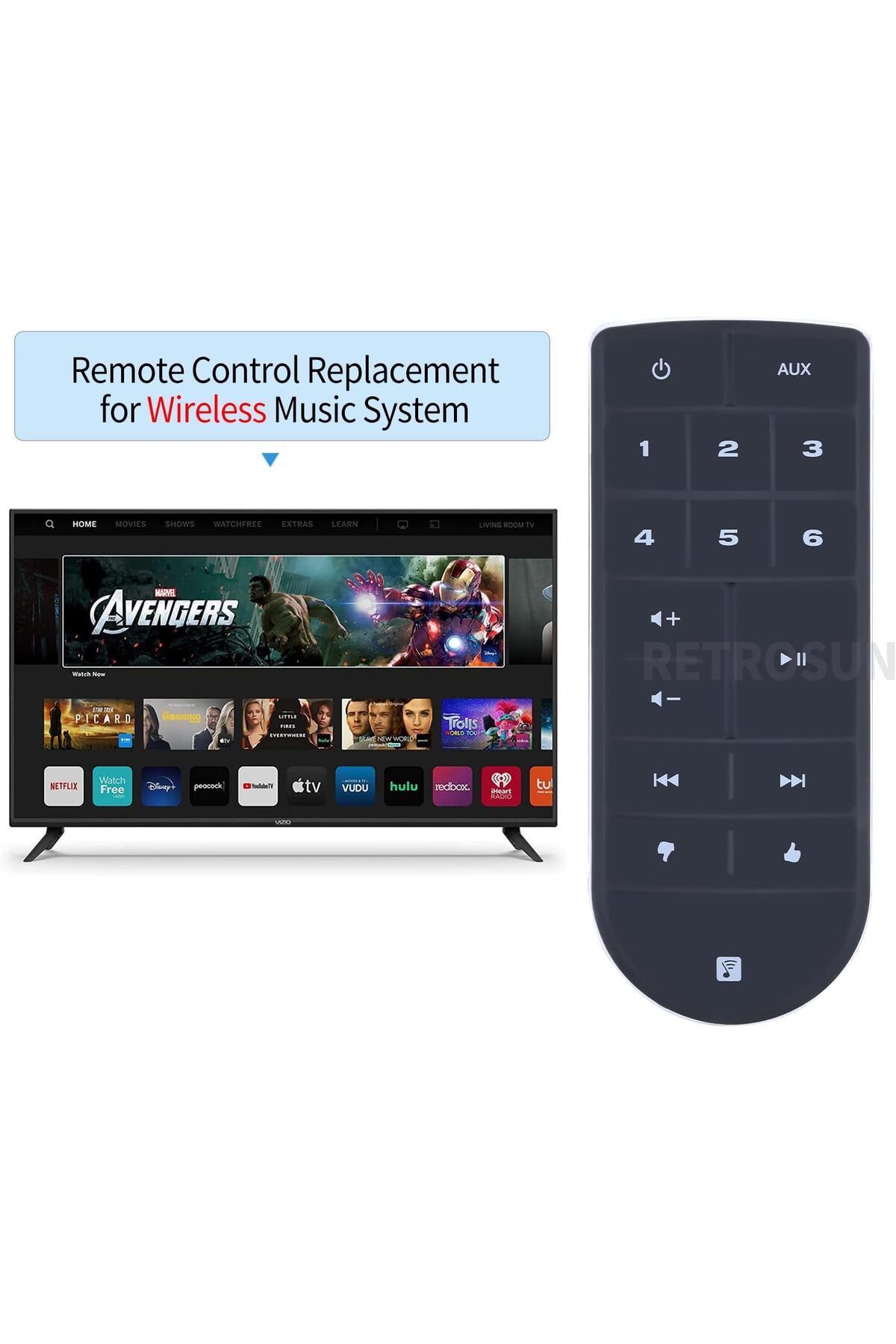 erorex-Rg57B1 Bge Remote Control Replacement Rg57B1 Bge Air Conditioner Replacement Remote Control For 2