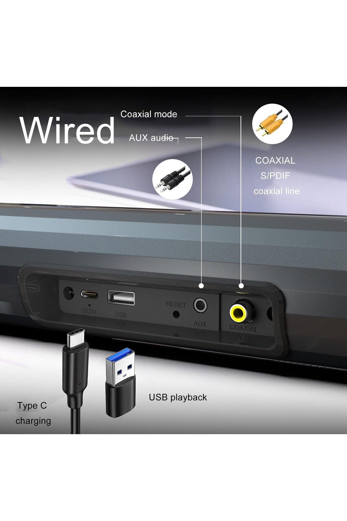 erorex-2.0 Channel Bluetooth Sound Bar Speaker Model No Nsb10 4