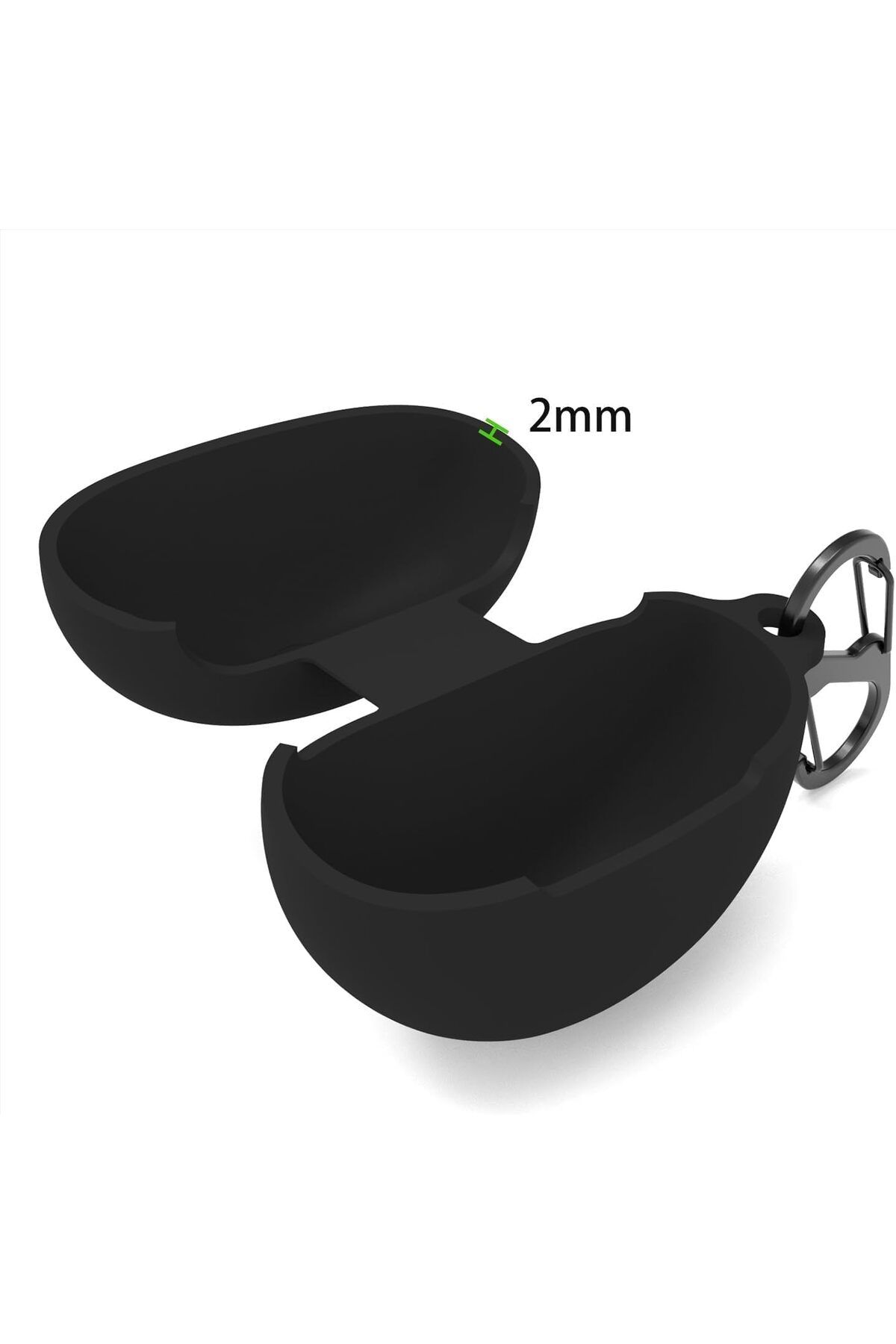 erorex-جراب شفاف بقفل متوافق مع جراب Samsung Galaxy Buds 3 و Galaxy Buds 3 Pro للحماية الكاملة 3