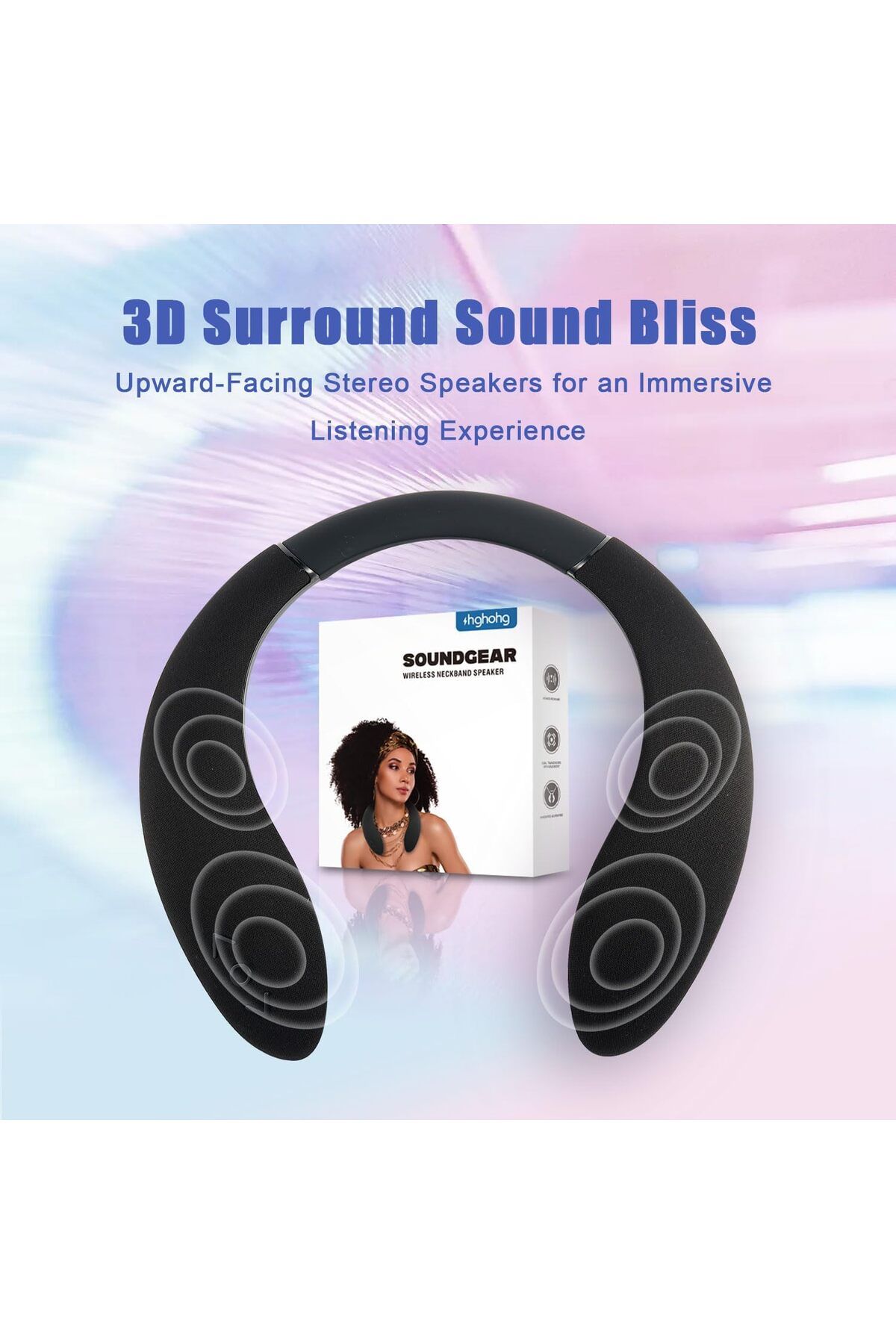 erorex-Wireless Q7 Karaoke Portable Handheld Bluetooth Condenser Microphone And Speaker 2