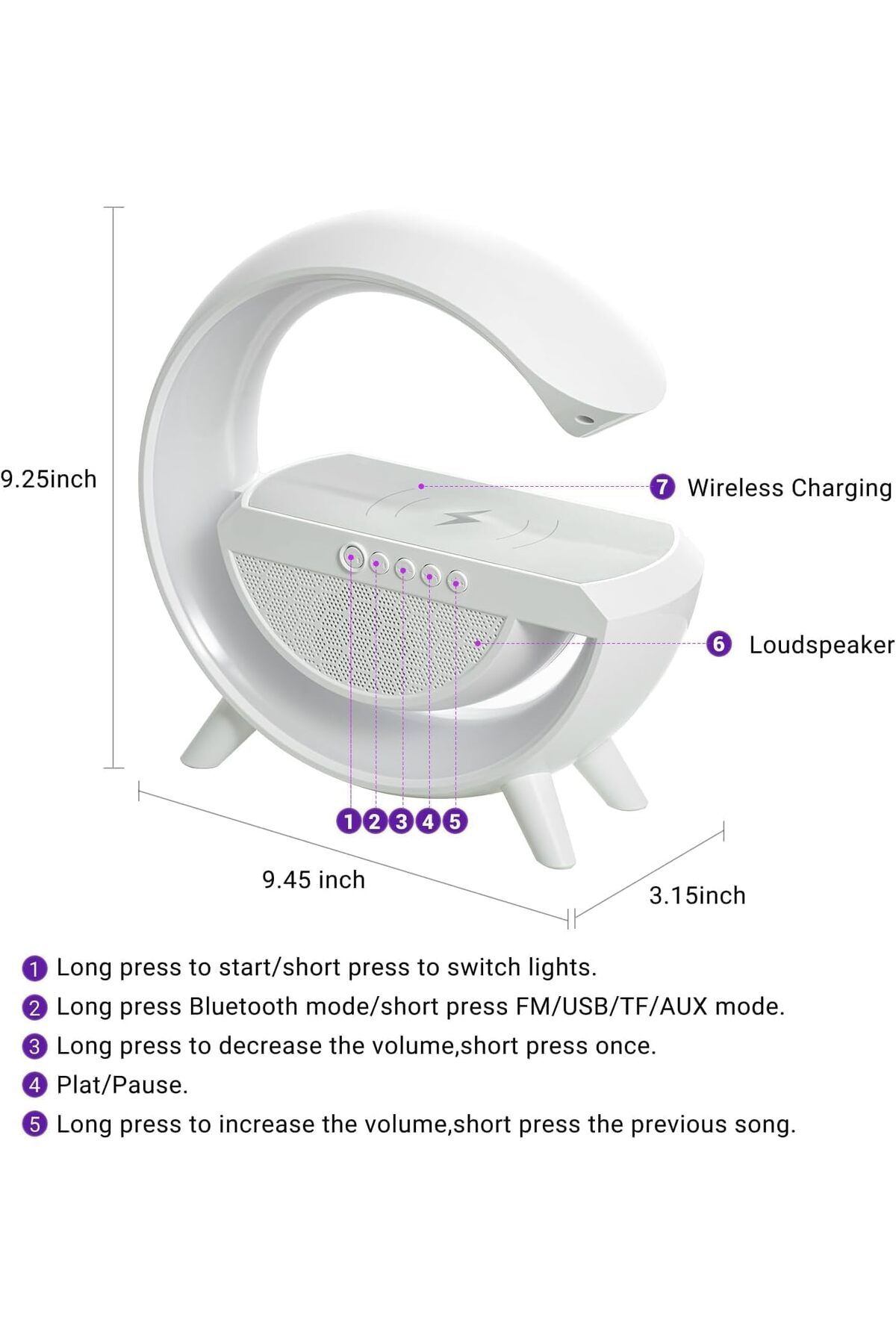 erorex-Iplus Bt 9980 Bluetooth Headset With External Speaker 2 In 1 3