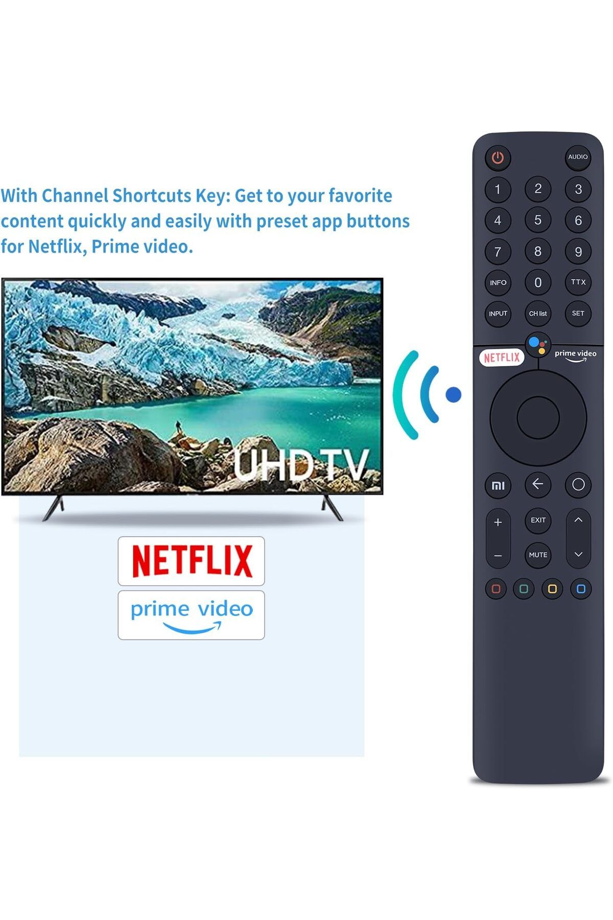 erorex-Bn59 01312F Bn59 01330C Voice Control Replacement Remote Control Fit For Samsung Tv Qa50Q65T 6