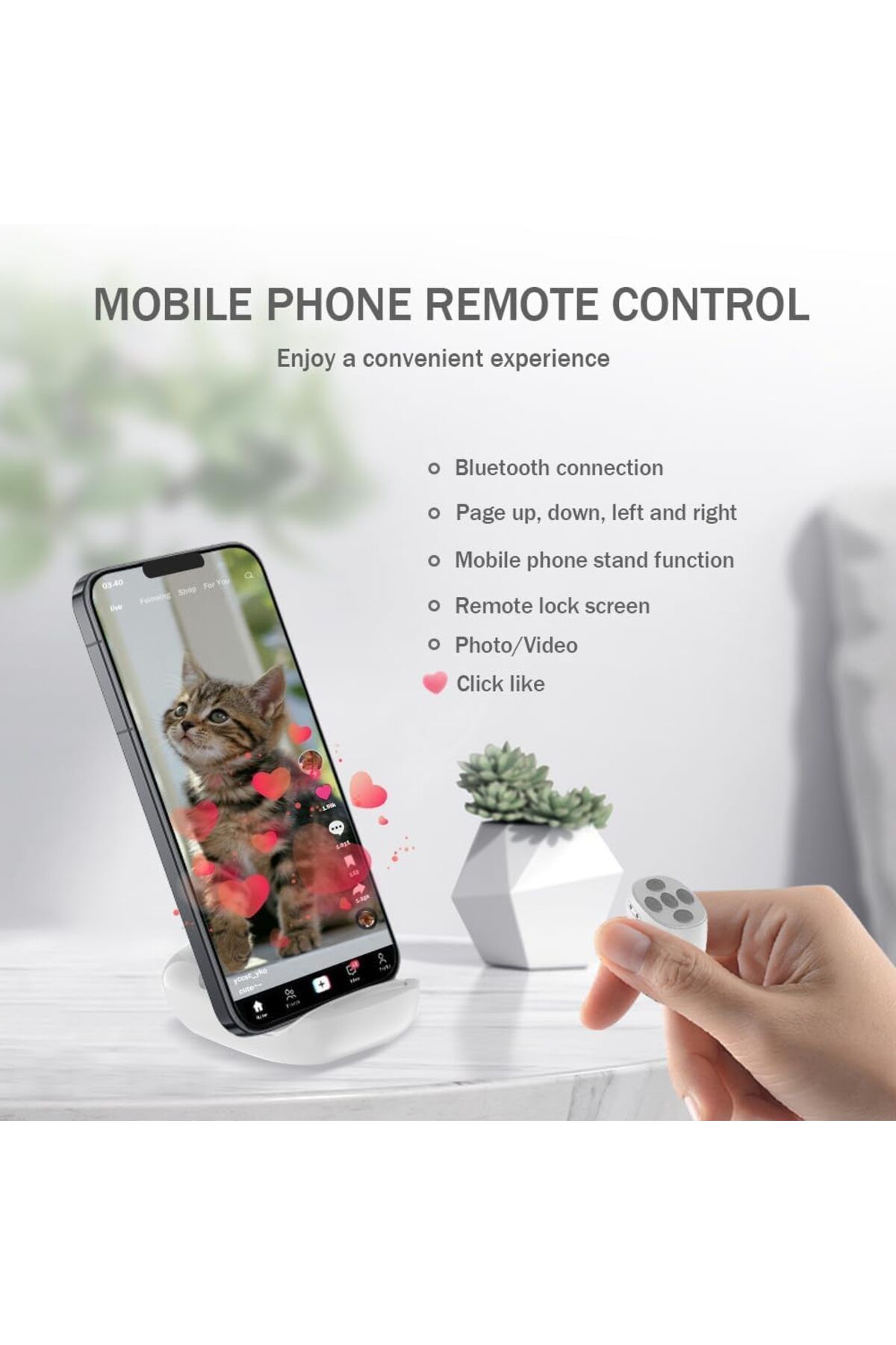 erorex-حلقة تمرير جديدة 2024، أداة النقر التلقائي لجهاز iPhone Tiktok للتحكم عن بعد، زر تقليب الصفحات، جهاز تحكم عن بعد Tiktok 3