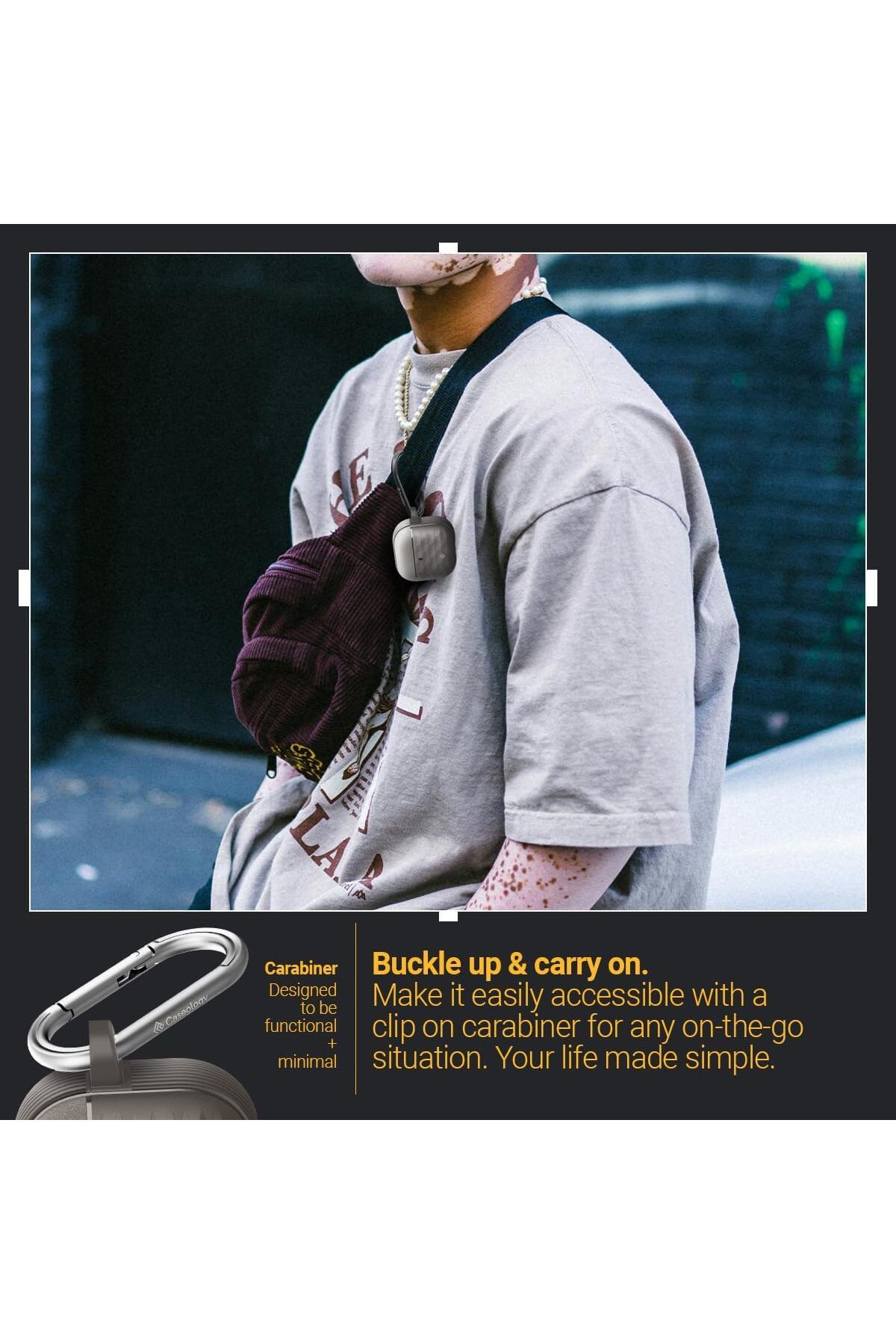 erorex-غطاء حماية Vault For Airpods Pro 2 2023 2022 USB C Lightning الجيل الثاني مع حلقة تثبيت غير لامعة 6