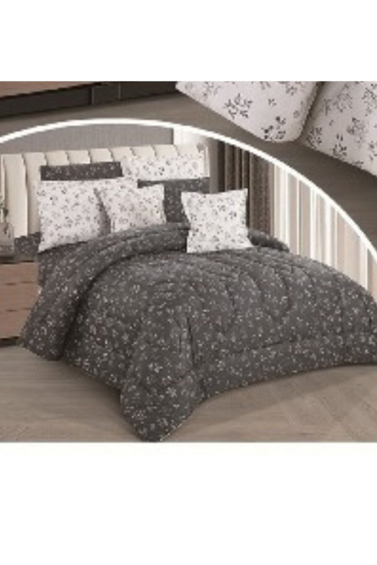 smart home-Double-Sided Comforter Set 8-Piece Bedspread 8-Piece Comforter 100% Cotton Comforter Size 250x230 cm 4