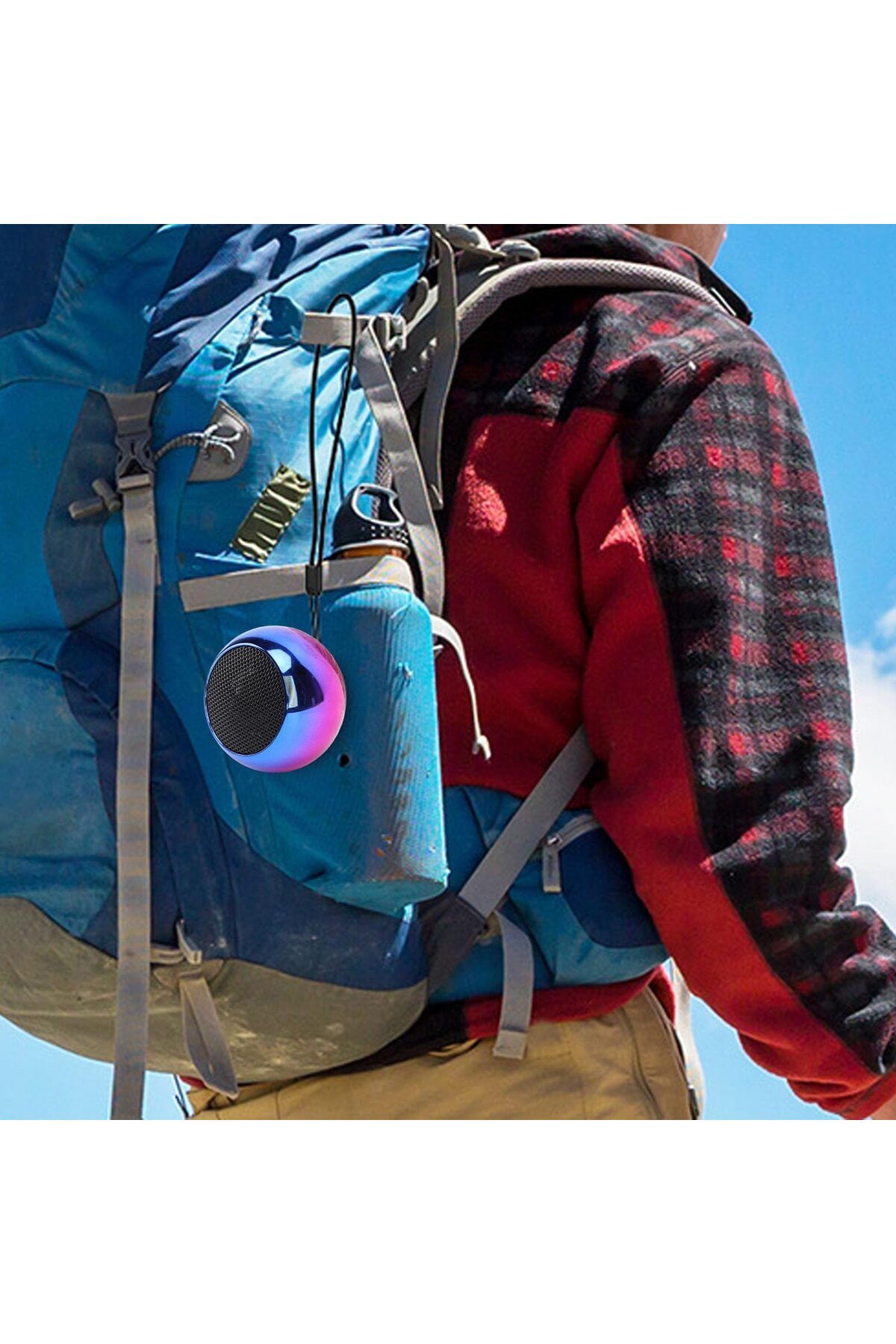 erorex-Retro Bluetooth Speaker With Radio Station Moon And Star Wireless Speaker With Clock Display And 3