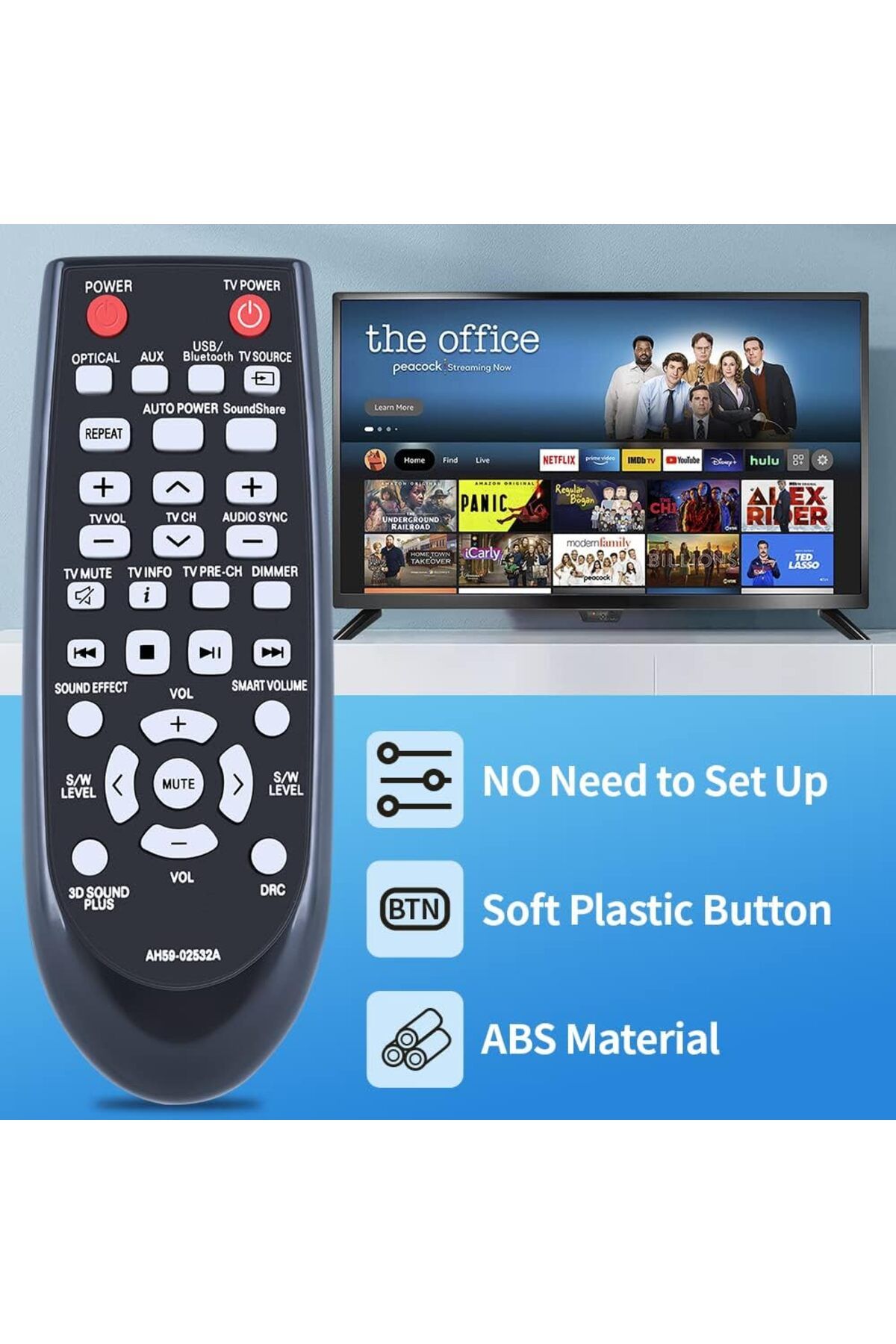 erorex-Htr U29A U29A Voice Remote For Haier Smart Android Tv Replace Remote Control For Le65Aqts6Ug 5