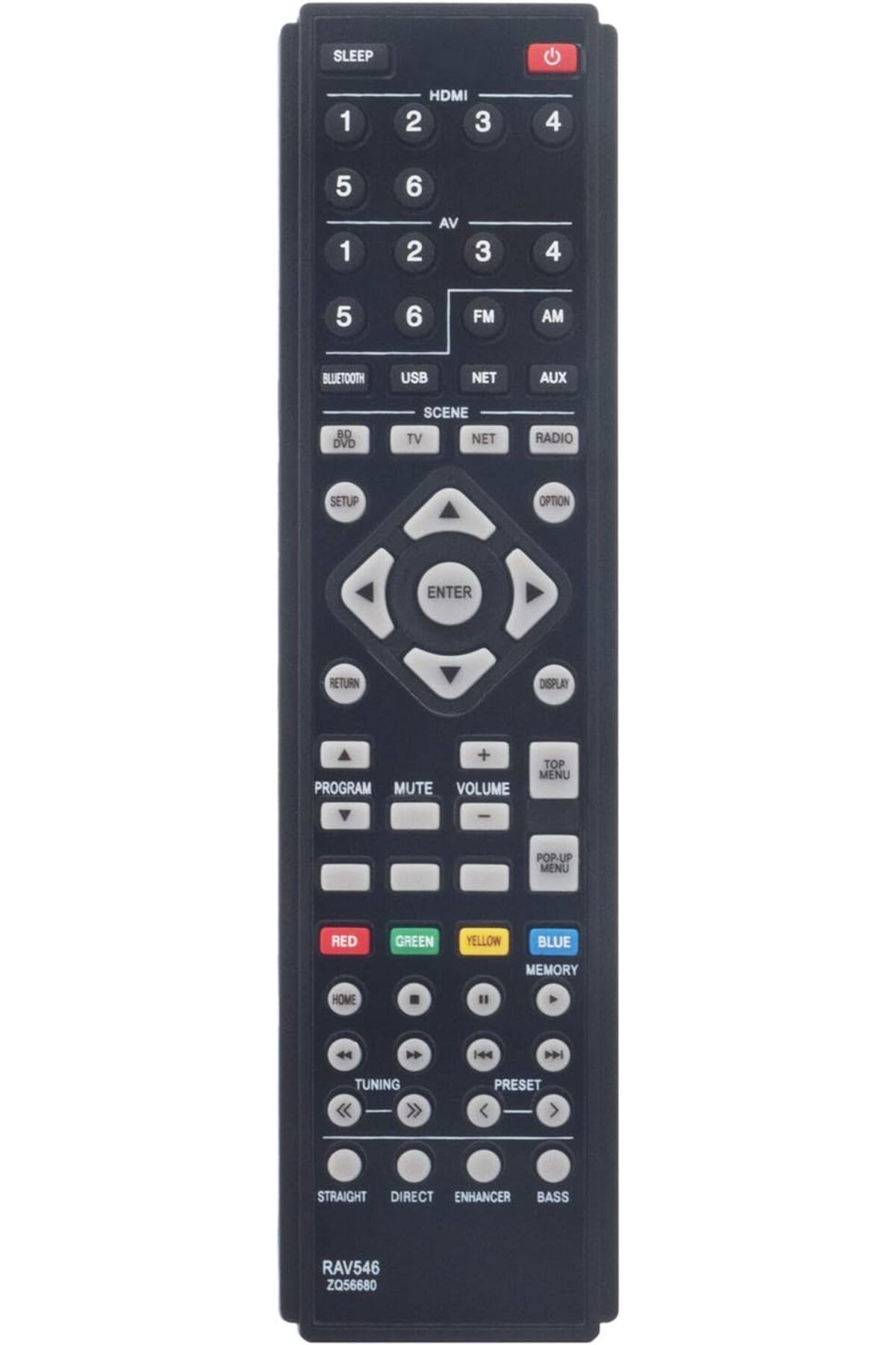 erorex-Voice Replaced Remote Control Rc813 Fab1 Fit For Tcl Smart Tv，With Short Apps: Netflix Stan Prime 1