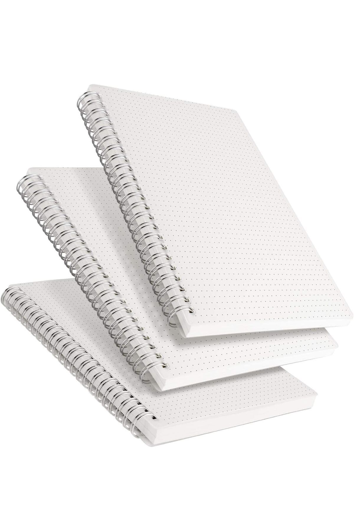 erorex-دفتر ملاحظات منقطة من Bullet Dotted Journal، عبوة من 3 قطع، مقاس A5، دفاتر ملاحظات منقطة حلزونية، 160 صفحة، لكل عبوة، وزن 100 جرام/م2، ممتاز 1