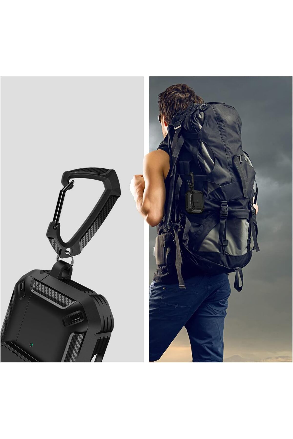erorex-جراب شفاف مضاد للاصفرار لأجهزة Airpods من الجيل الرابع متوافق مع Airpods 4 Gen 2024 USB C 5