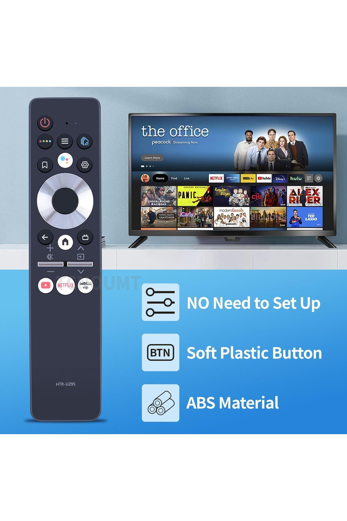 erorex-Rc902V Far3 Rc902V Far1 Universal Remote Control Applicable For Tcl Mini Led Qled 4K Uhd Smart Tv 3