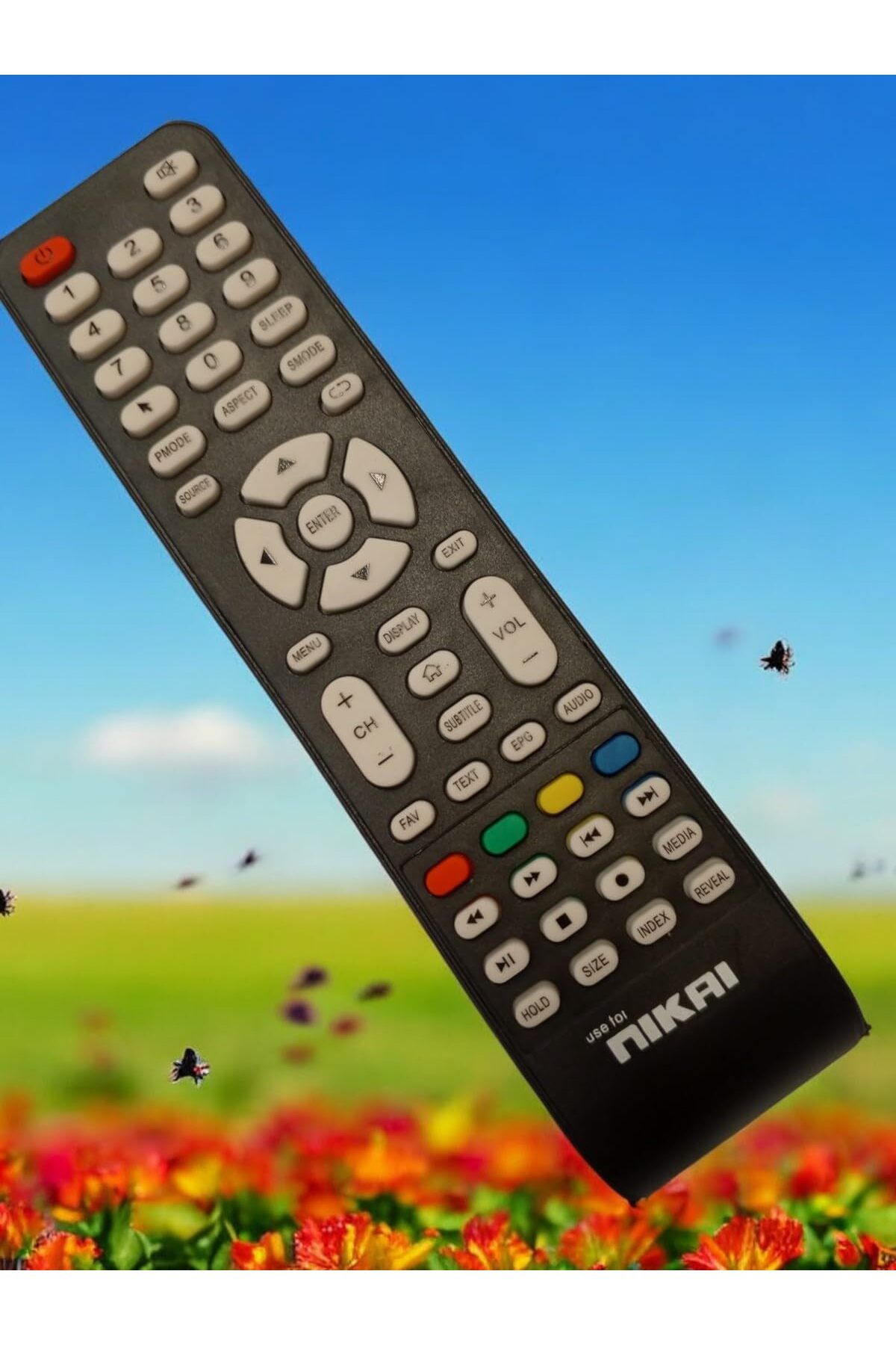 erorex-Universal Replacement Remote Control Compatible With Dansat Niki Telezone Lcd Led 4
