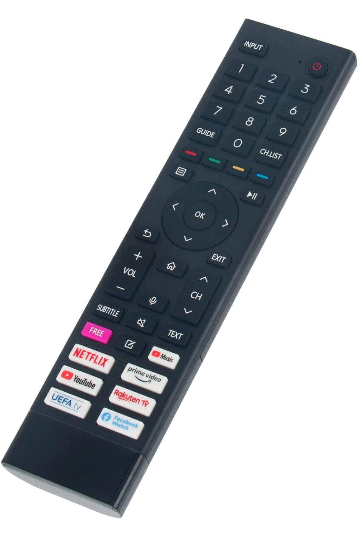 erorex-Voice Replaced Remote Control Rc901V Fur1 Fit For Tcl 06 Btznyy，With Short Apps: Youtube Netflix 5