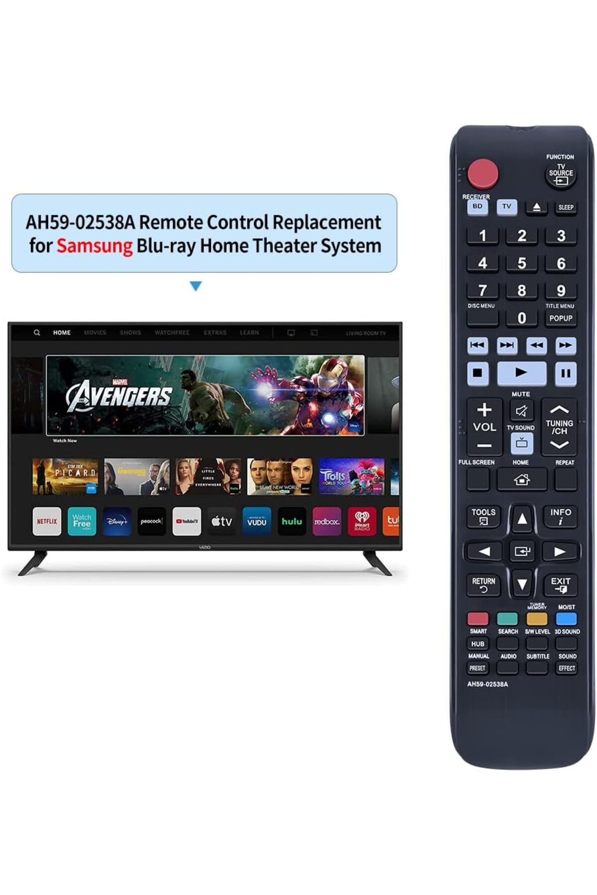erorex-أحدث جهاز تحكم عن بعد Rc802V Fnr1 مناسب لتلفزيون Tcl 32S6500A 65P8S 65P8 55P8S 55P8 55Ep680 50P8S 50P8 5