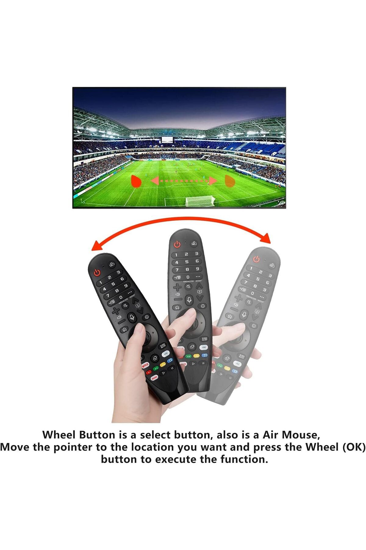 erorex-New Replacement Tcl Rc802V Remote Control Fit For Tcl Smart Tv Remote 2