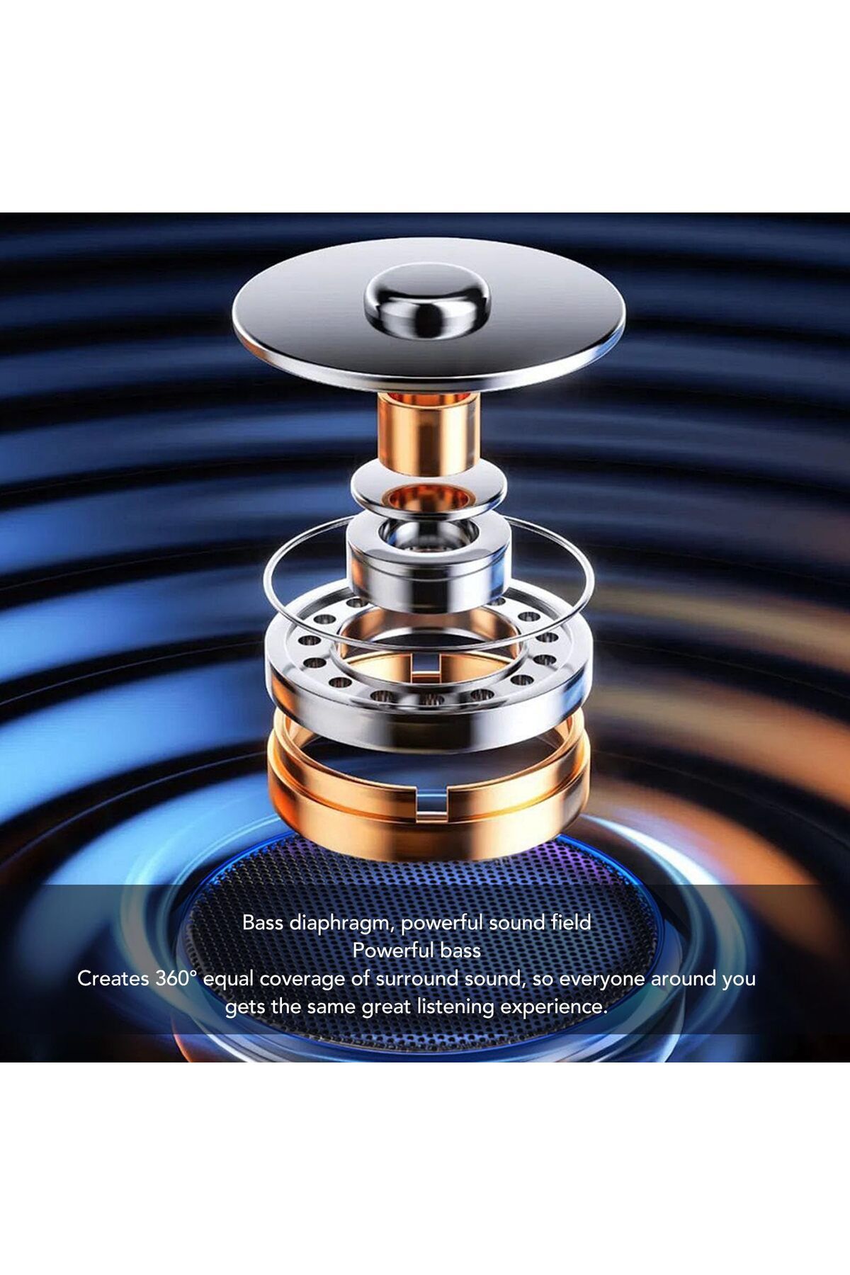 erorex-Retro Bluetooth Speaker With Radio Station Moon And Star Wireless Speaker With Clock Display And 5