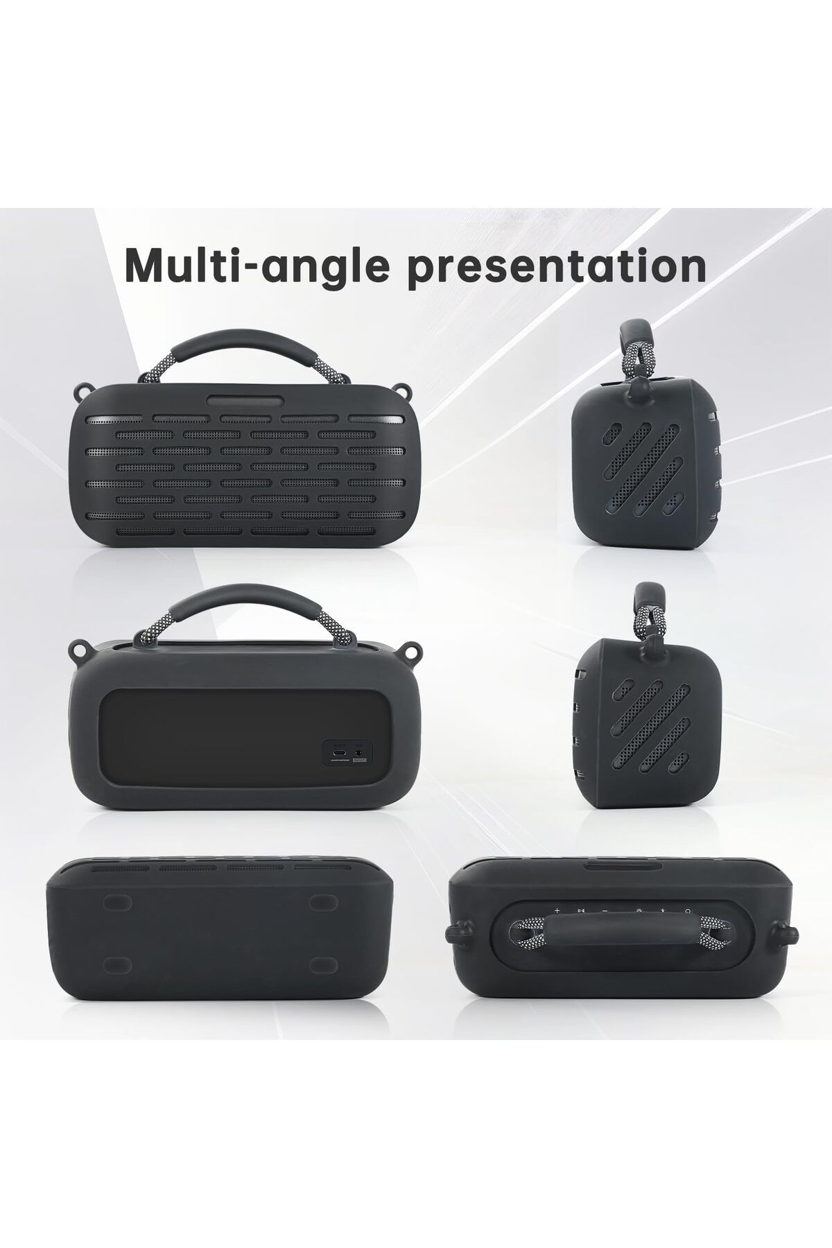 erorex-Bumblebee Helmet Speaker Wireless Bluetooth Speaker Portable Helmet Speaker Dual Built In Speakers 3
