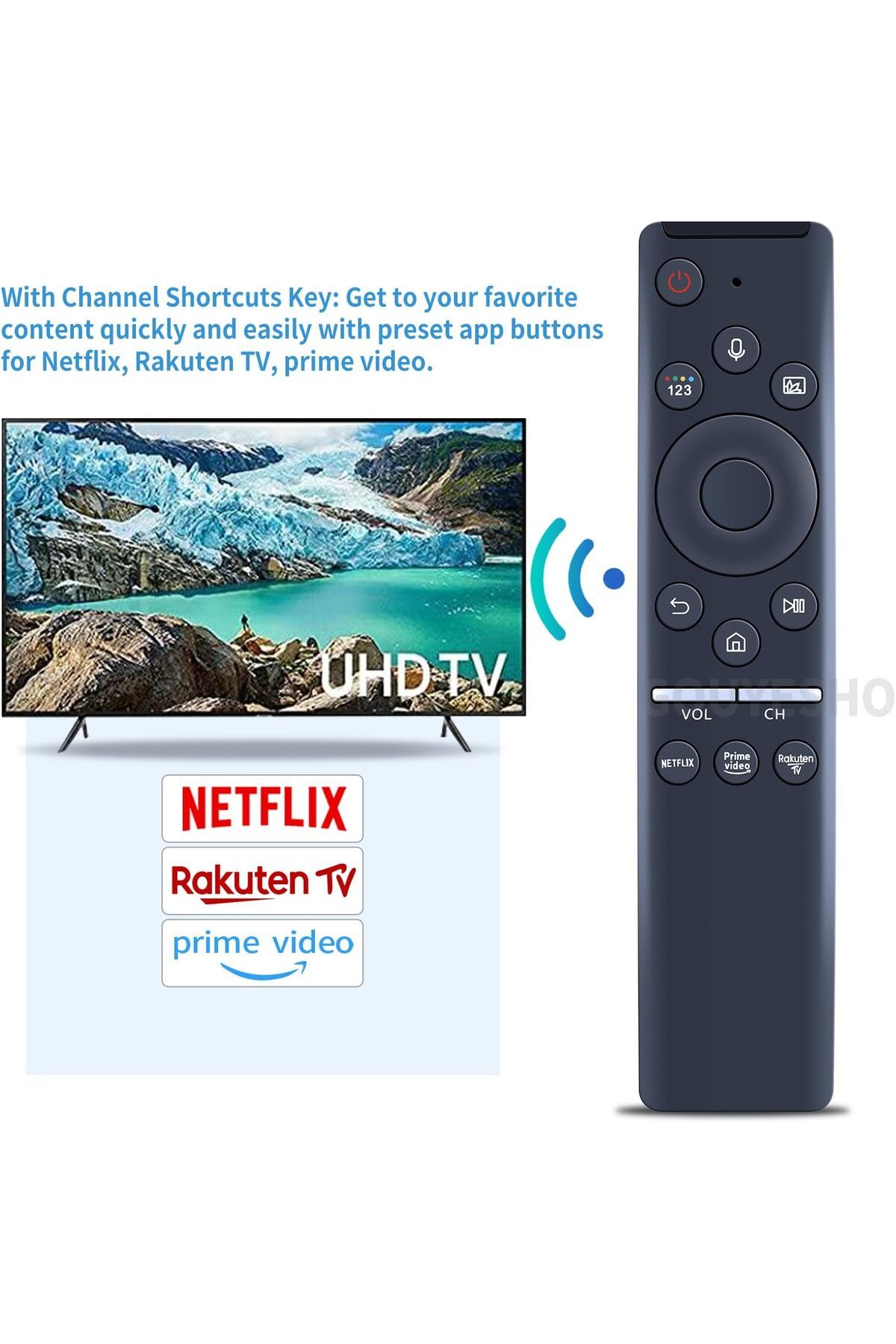erorex-Smart Voice Replacement Remote Control For Mecool Google G10 Reference And Goolge Chromecast With 5