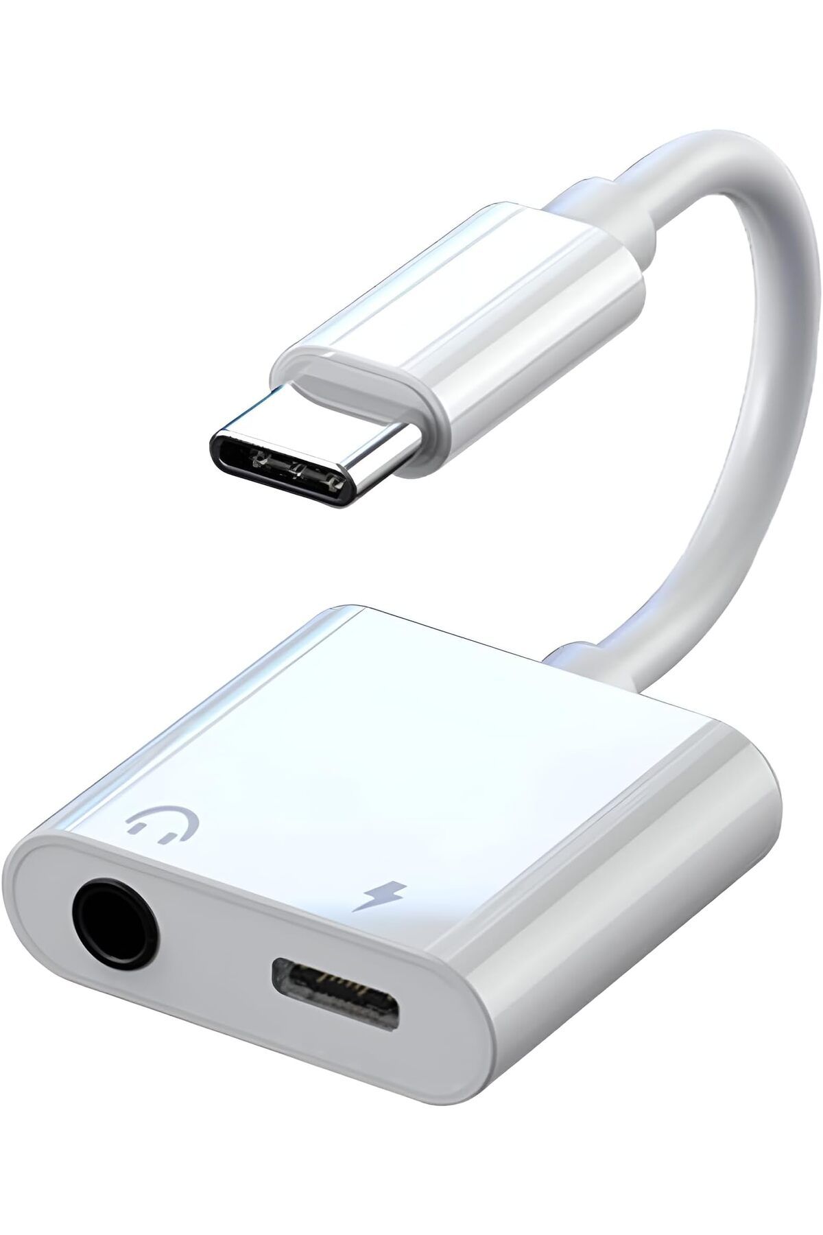 erorex-محول USB C لسماعات الرأس، محول USB C إلى USB C مزدوج لسماعات الرأس والشاحن، 2 في 1، USB C مزدوج 1