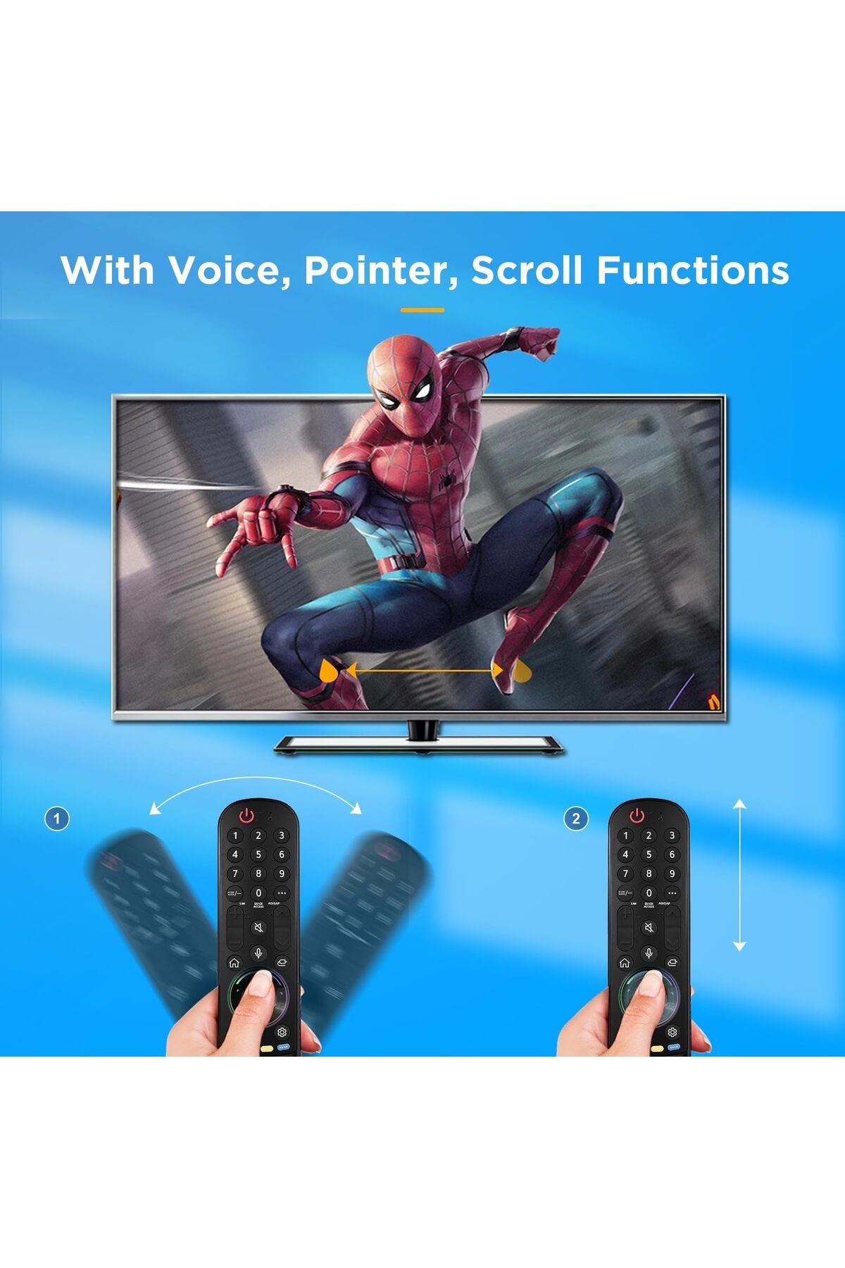 erorex-An Mr21Ga Magic Remote Control For Lg Tv Models Without Voice Magic Pointer Function 6