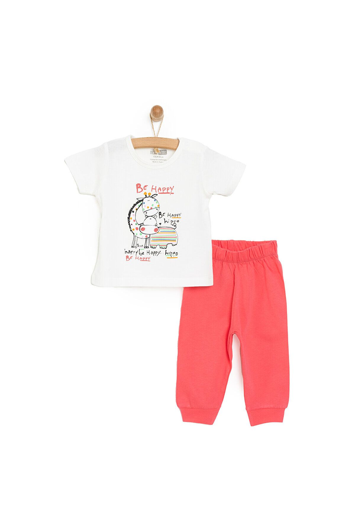 ست لباس خواب آستین کوتاه دختر بچه HelloBaby ebebek Hello Baby