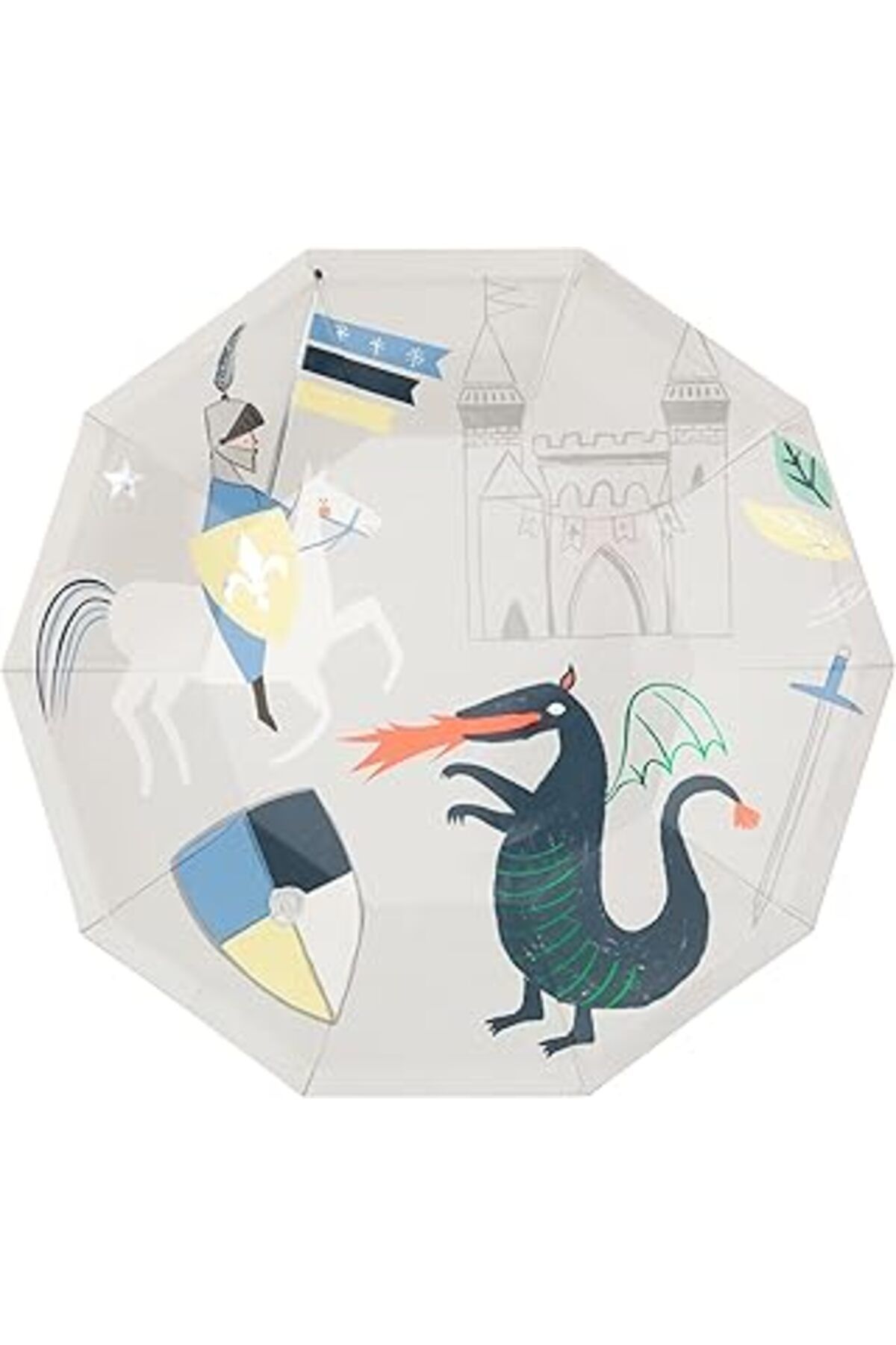 Hepta Collection Meri Meri Ejderha Şövalyeleri Tabaklar (L)