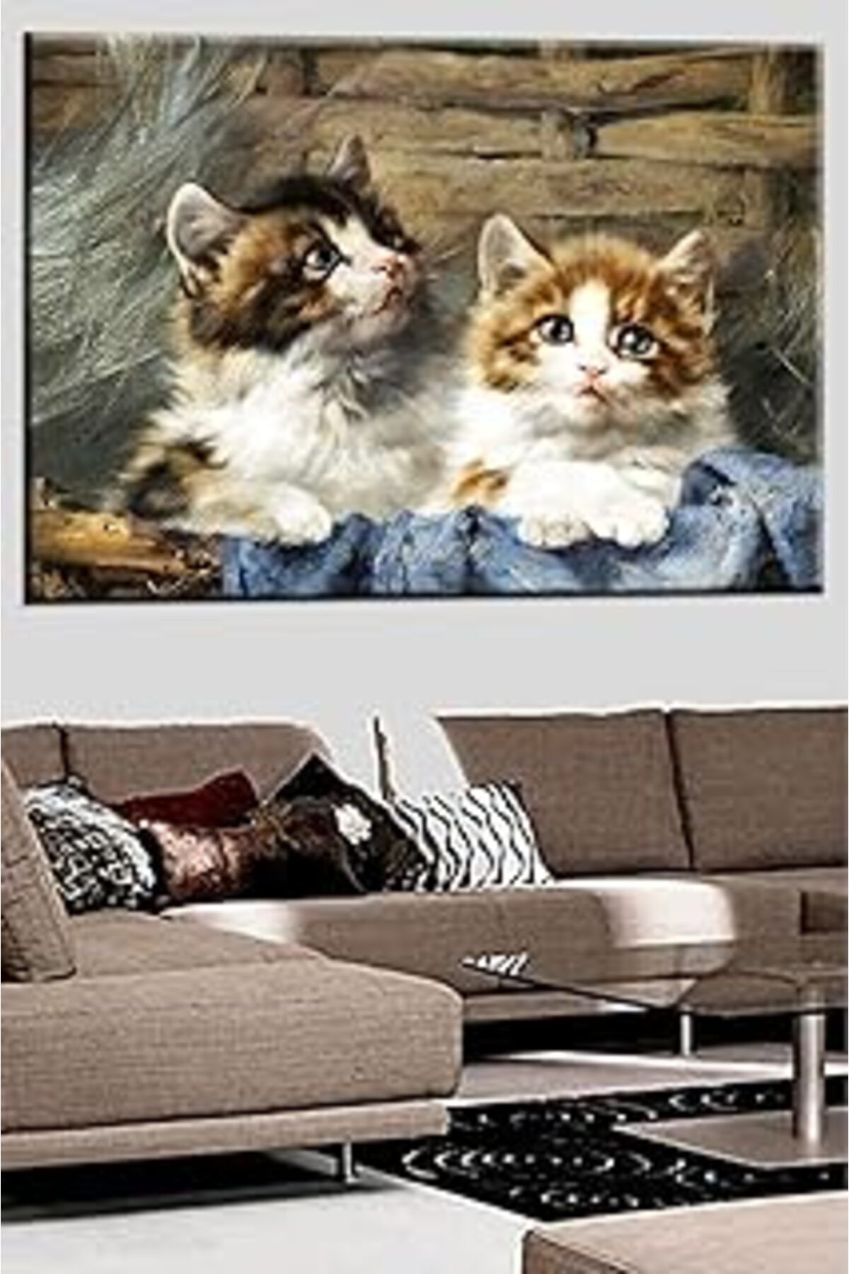 NETWORK ART Talya Tablo Kedi Tabloları.. Çalışma odası Oturma Odası Salon ve Koridorlar için .. 50x70 no-6289