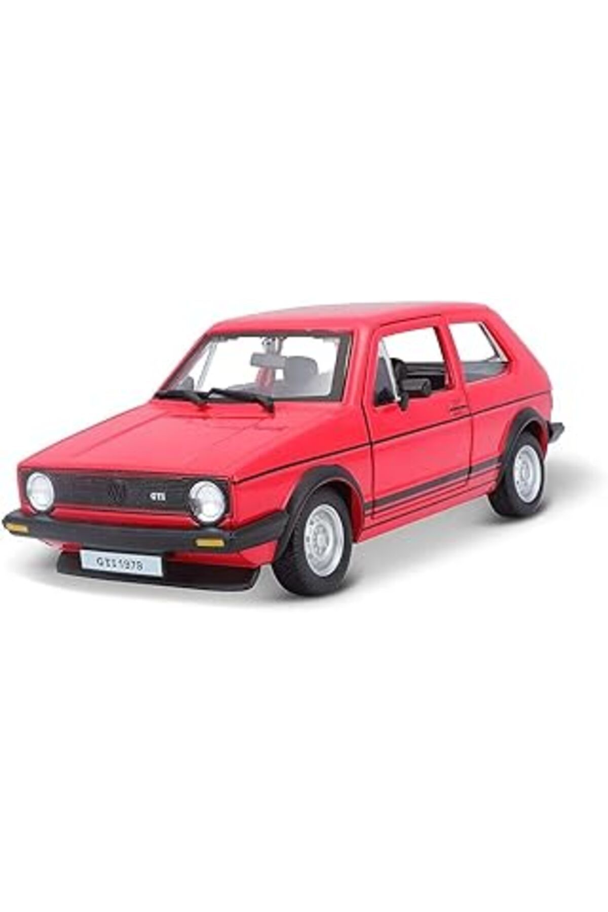 Mu Art Ahşap Burago S0002108990866 1:24 Volswagen Golf Mk1 Gti 1979 Model Araba, Standart