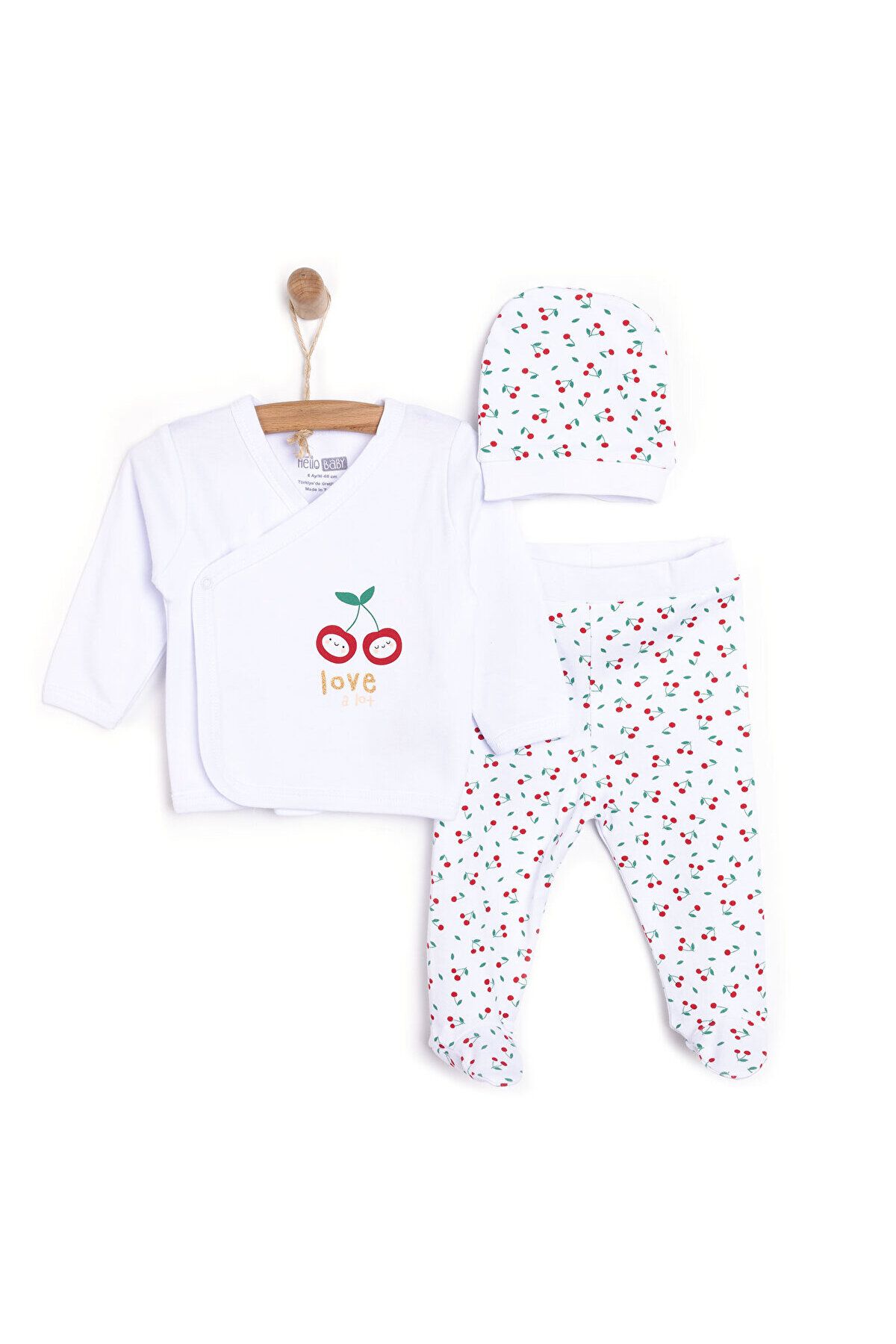 HelloBaby نوزاد بادی-کلاه-چکمه پایین دختر بچه ebebek Hello Baby