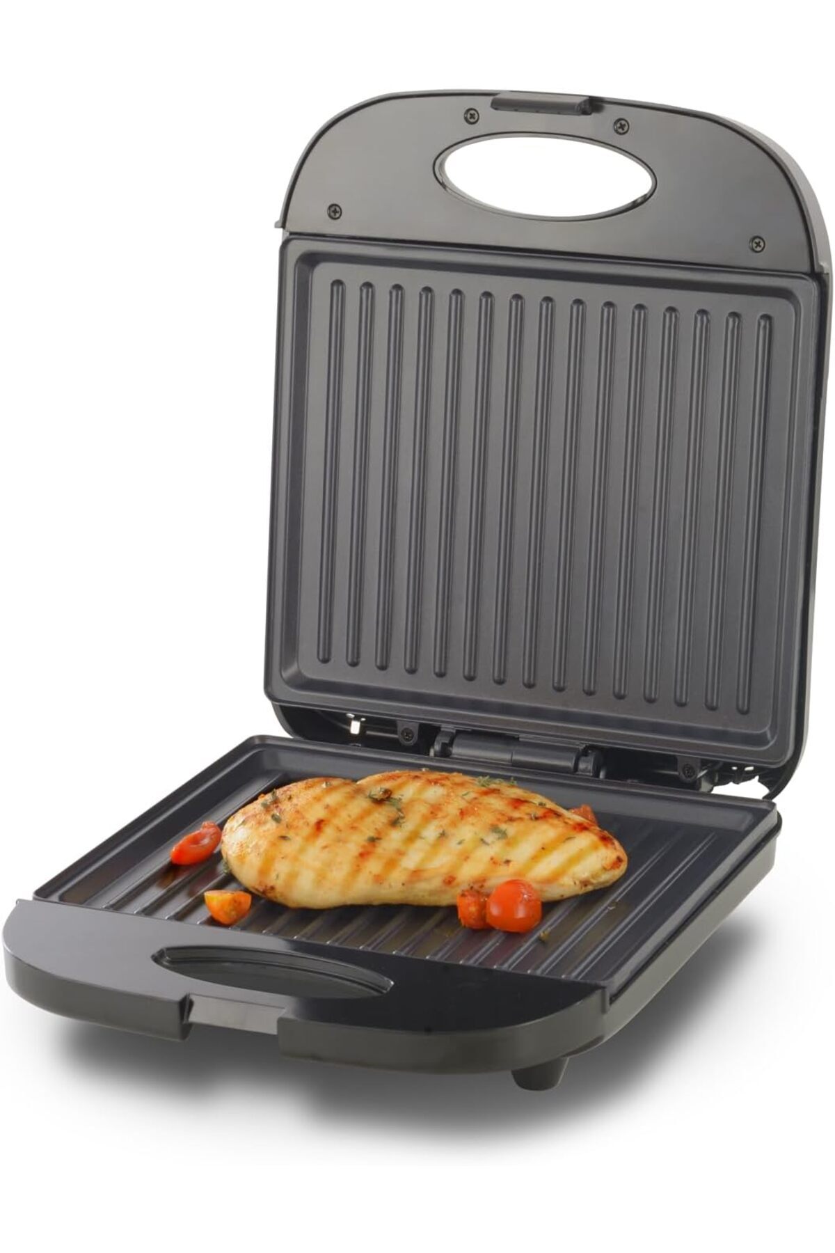 erorex-1400W Electric Sandwich Maker Non-Stick Surface, Capable Roasting Two Slices Time. Handle Lock 3