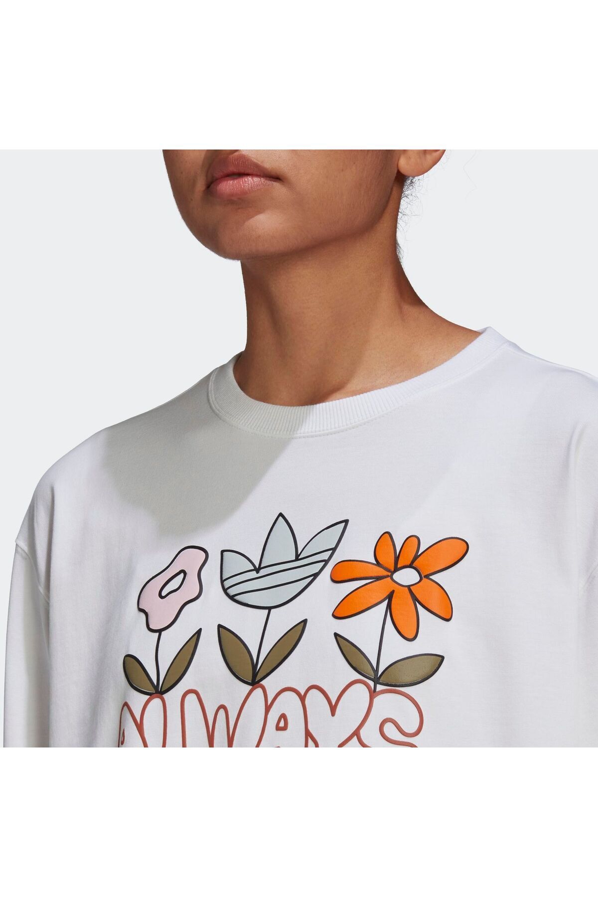 adidas-Bluza ADIDAS pentru femei GRAPHIC LS - HF2013 5