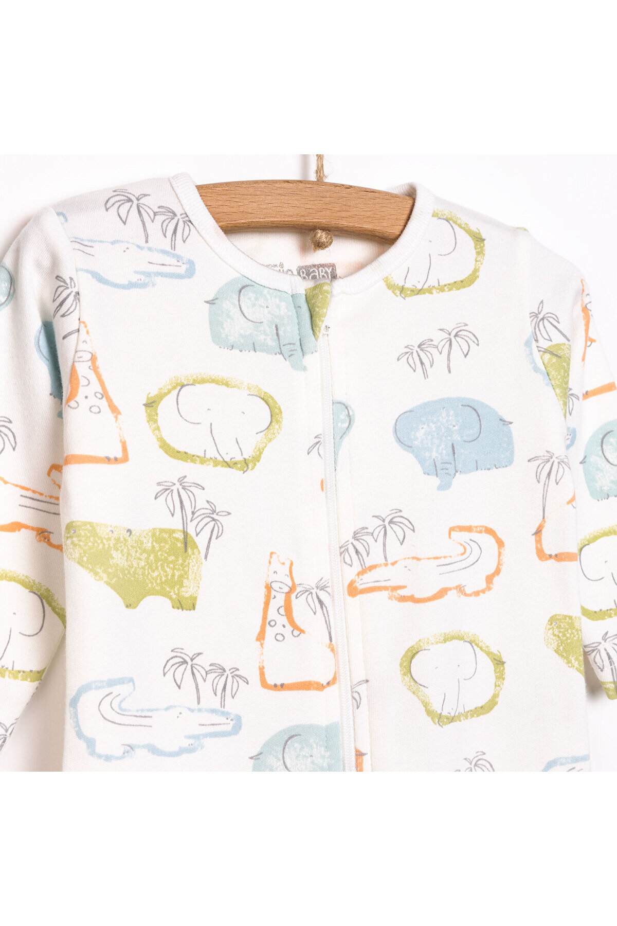 ebebek Hello Baby HelloBaby Yenidoğan Erkek  Patikli Tulum Erkek Bebek fotoğrafı 3 (önizleme)