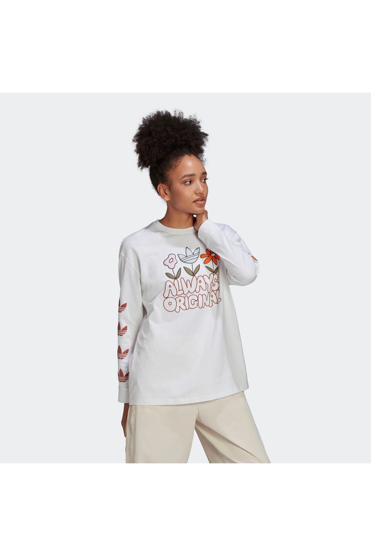 adidas-Bluza ADIDAS pentru femei GRAPHIC LS - HF2013 3