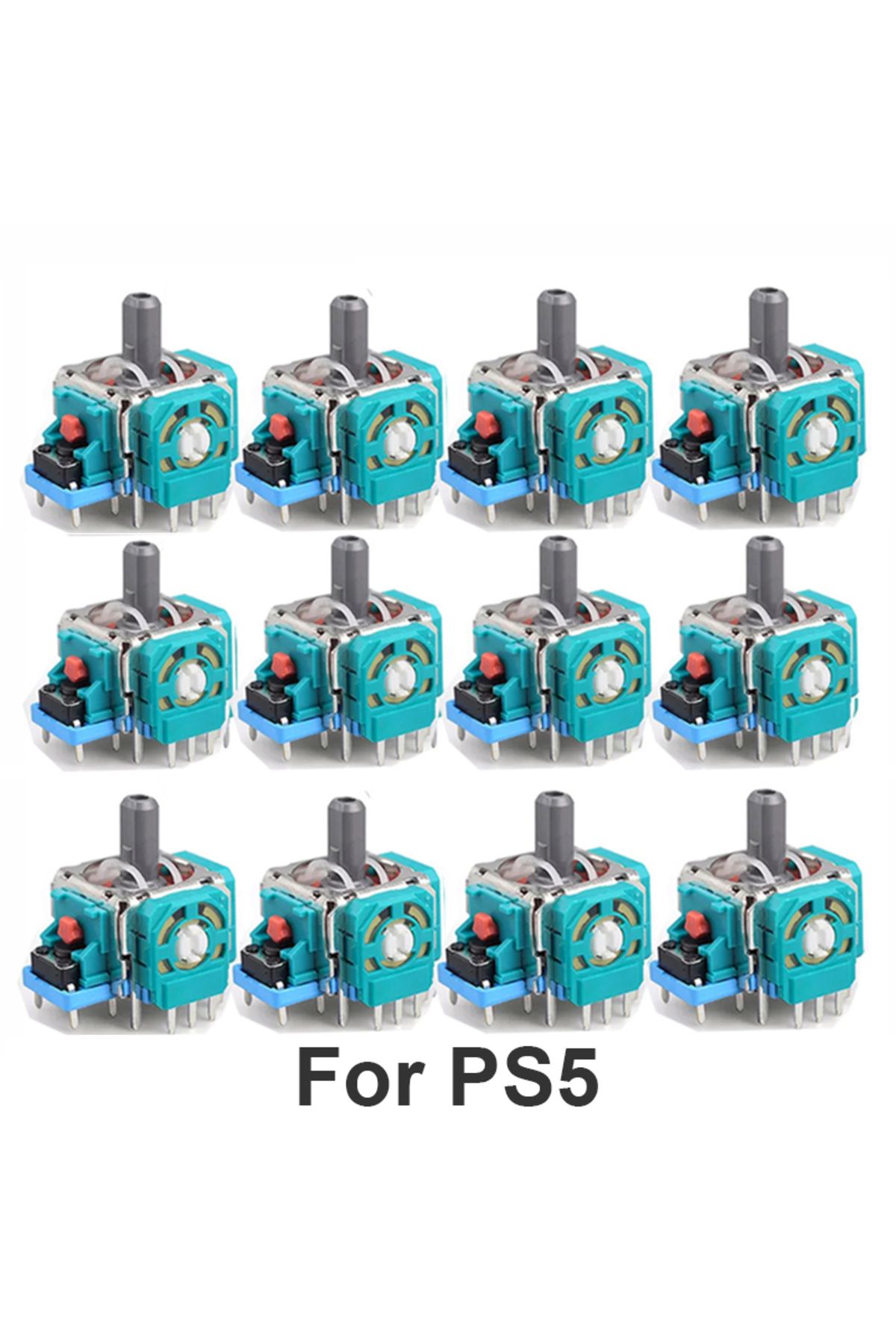 karbeen-10pcs Blue for PS5 2025 New Replacement 3D Analog Joystick Original 3D Analog Axis Joystick Potentio 1