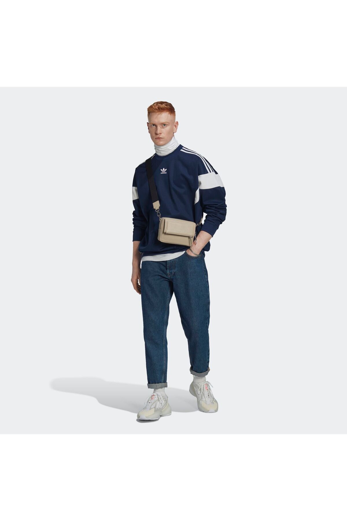 adidas-Bluza ADIDAS pentru barbati CUTLINE CREW - HN6116 4