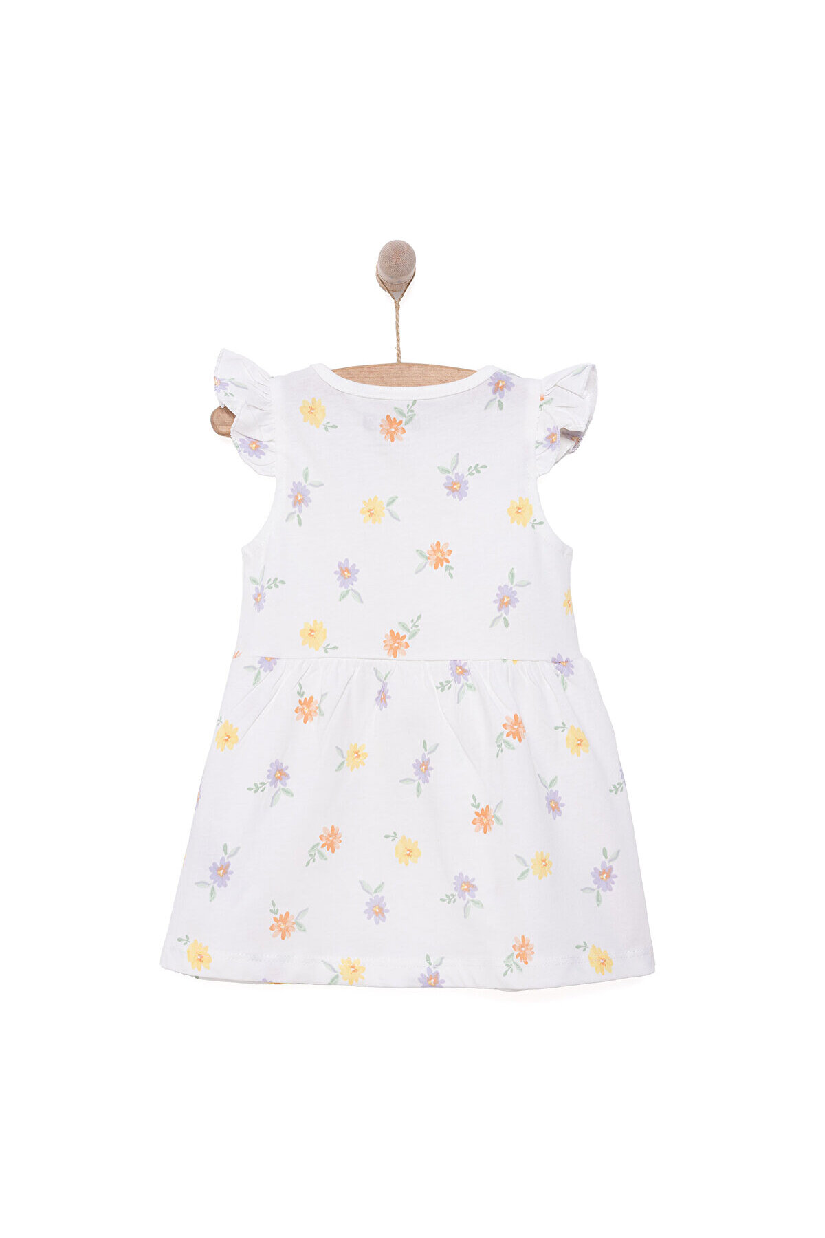 ebebek Hello Baby  HelloBaby Basic Kız Çiçek Desenli Elbise Kız Bebek - Görsel 2