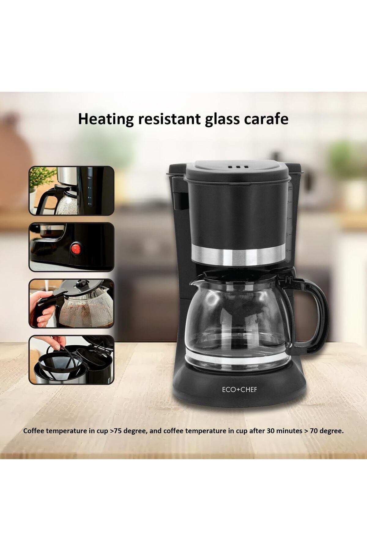erorex-Coffee Maker Model Ocm125Lgl Stylish And Comfortable Programmable Timer And Easy To Use Controls 7